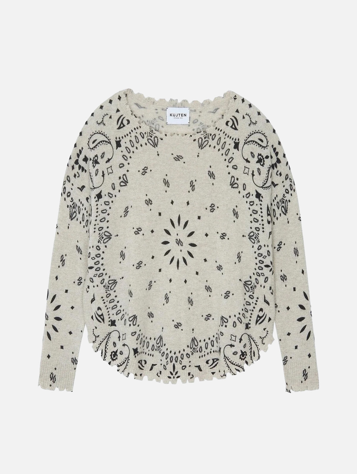 Mela Bandana Sweater in Avoine