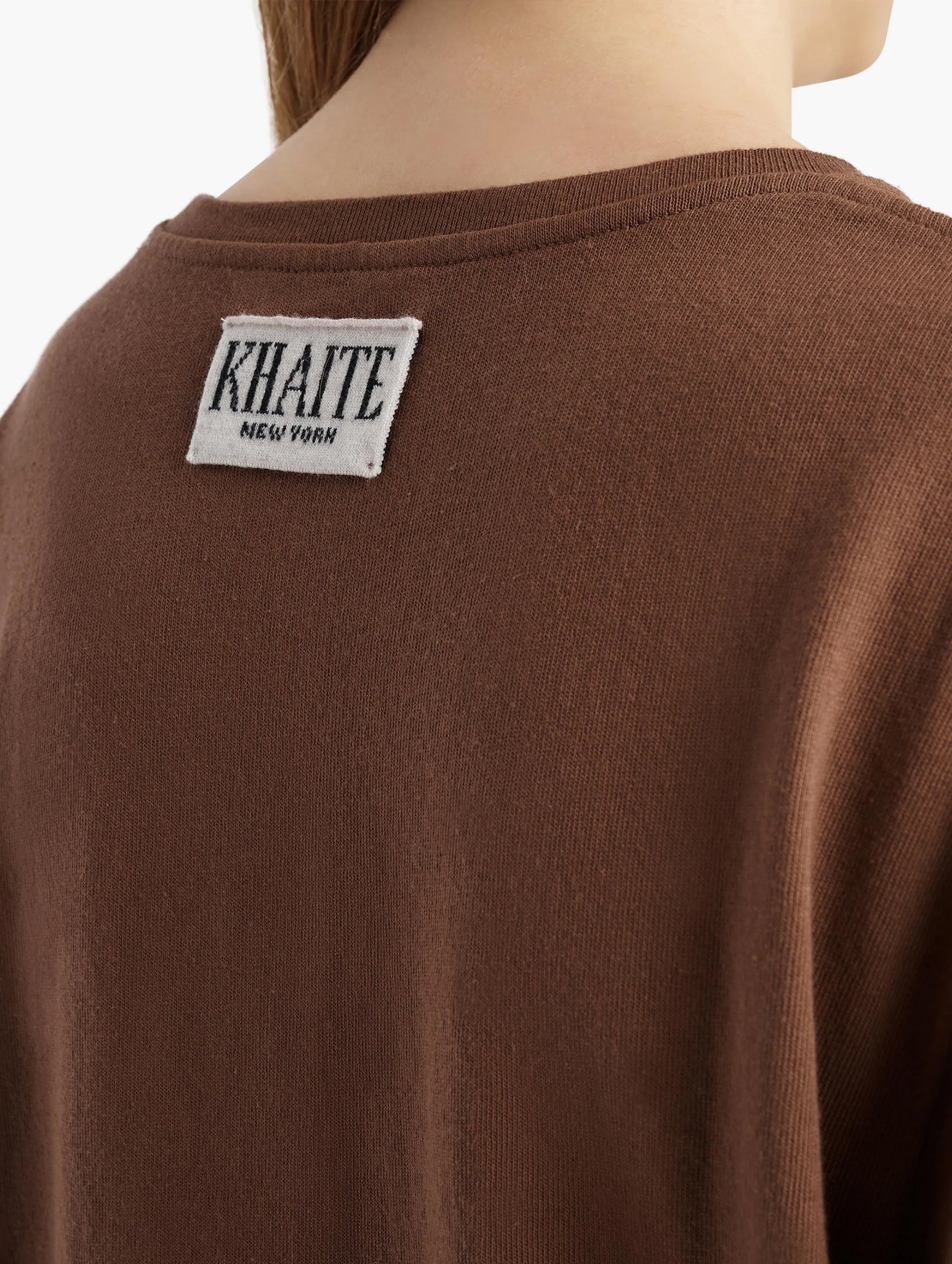 Mae Short Sleeve Tee Shirt in Chestnut