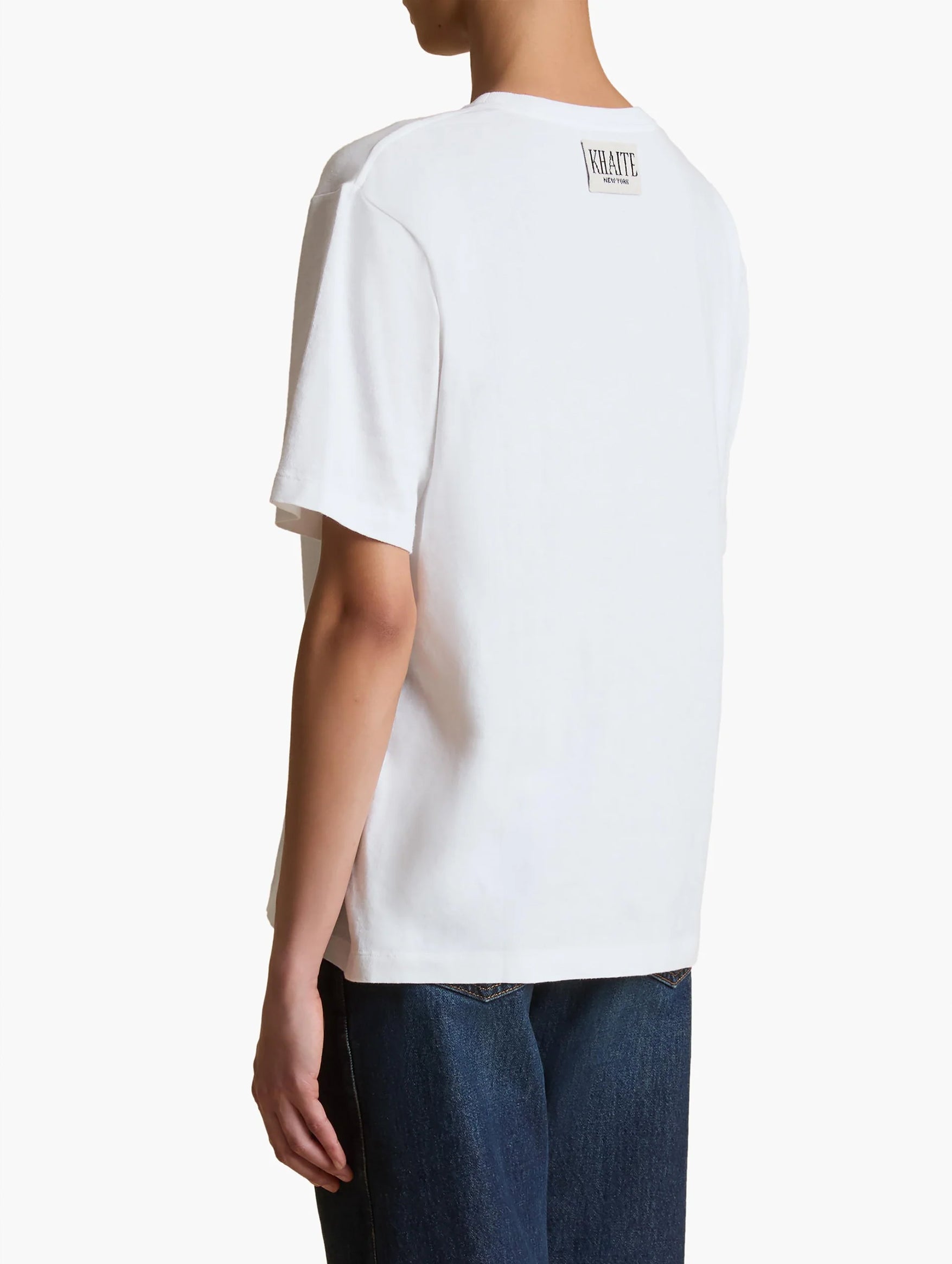 Mae Short Sleeve Tee Shirt in White