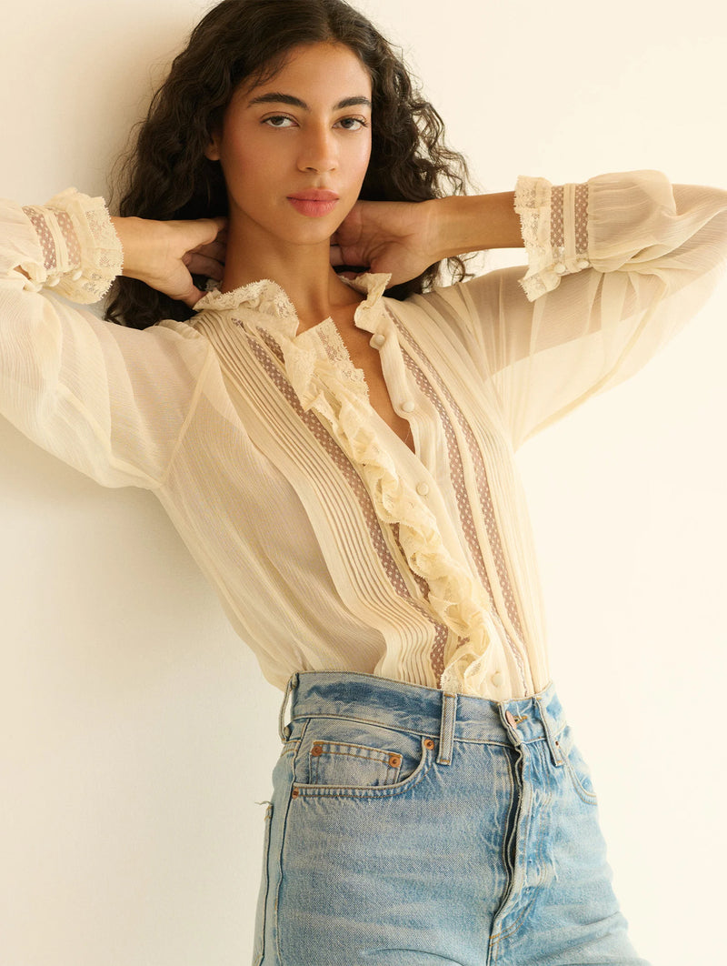 Magdeleine Top in Candlelight