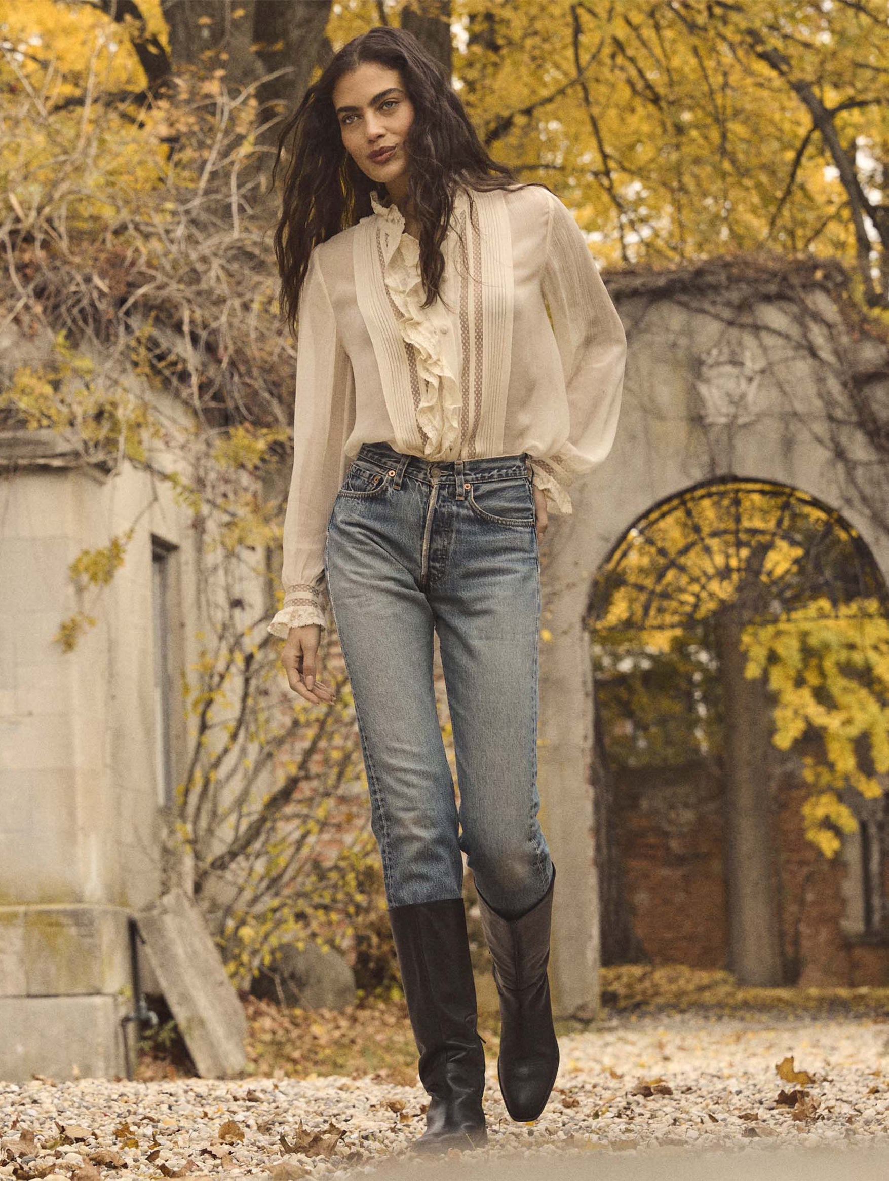 Magdeleine Top in Candlelight