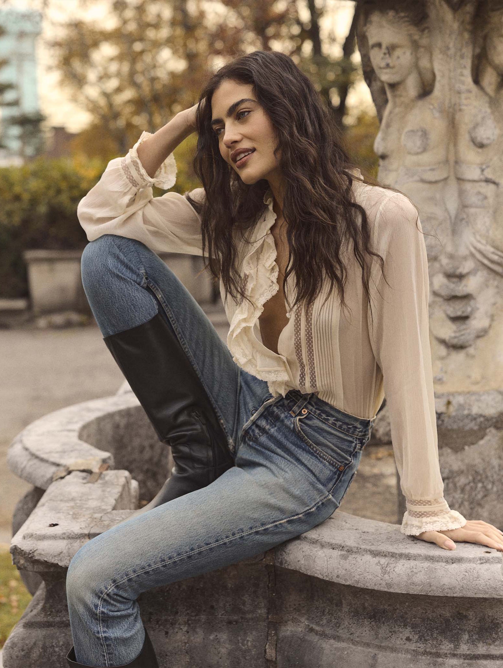 Magdeleine Top in Candlelight