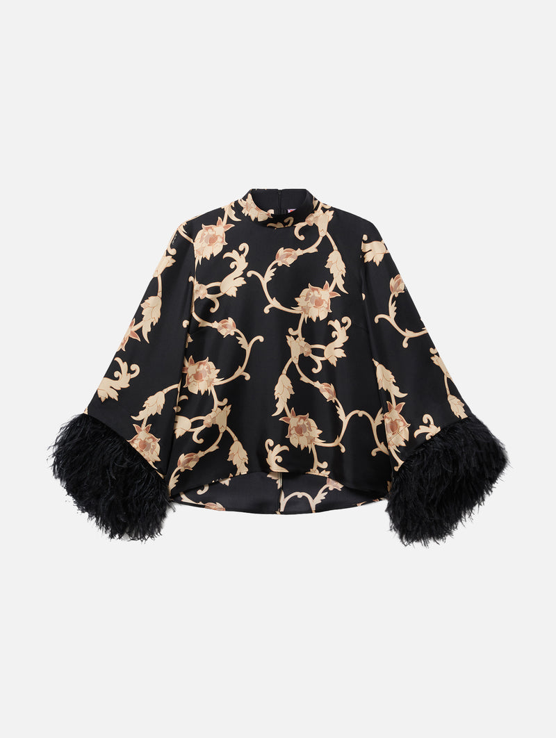 Make an Exit Top With Feathers in Buttercup