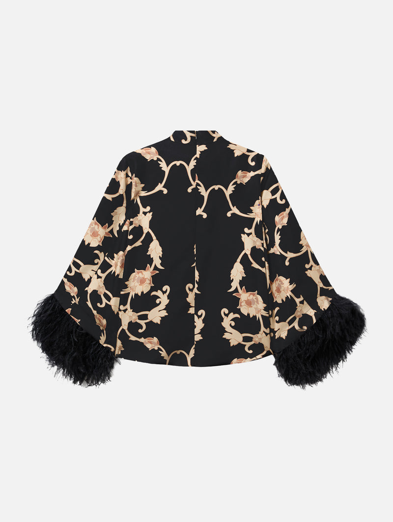Make an Exit Top With Feathers in Buttercup