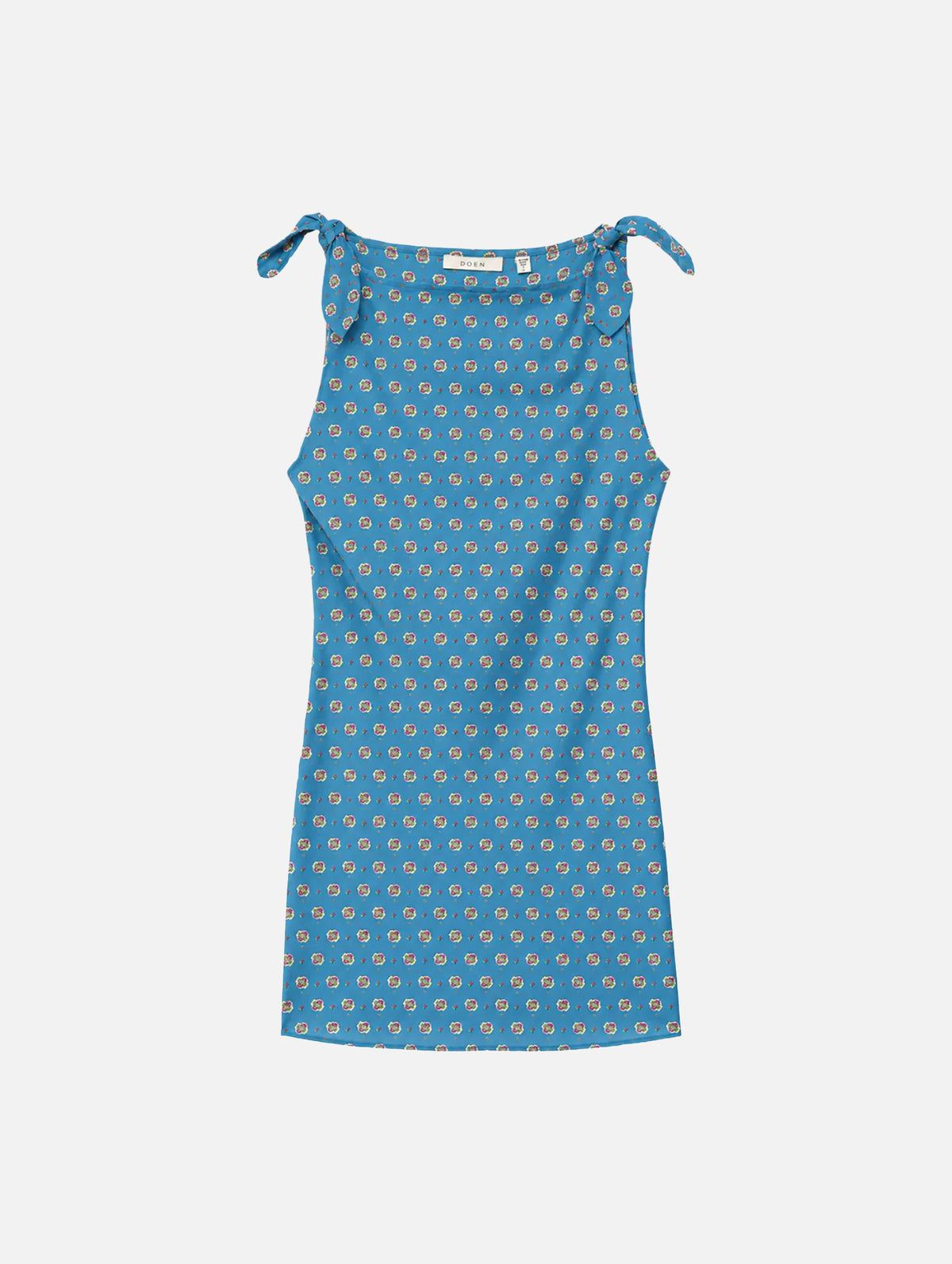 Maltina Dress in Santorini Blue Cadiz