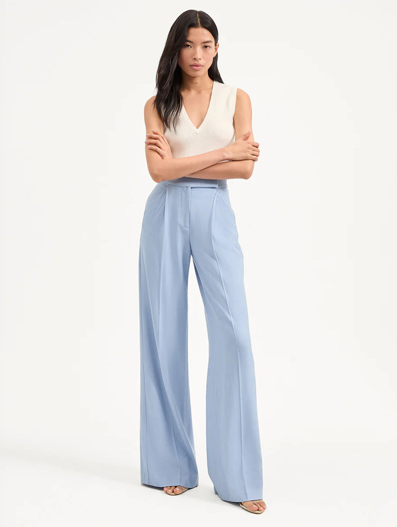 Marbeau Wide-Leg Pant in Bluebell