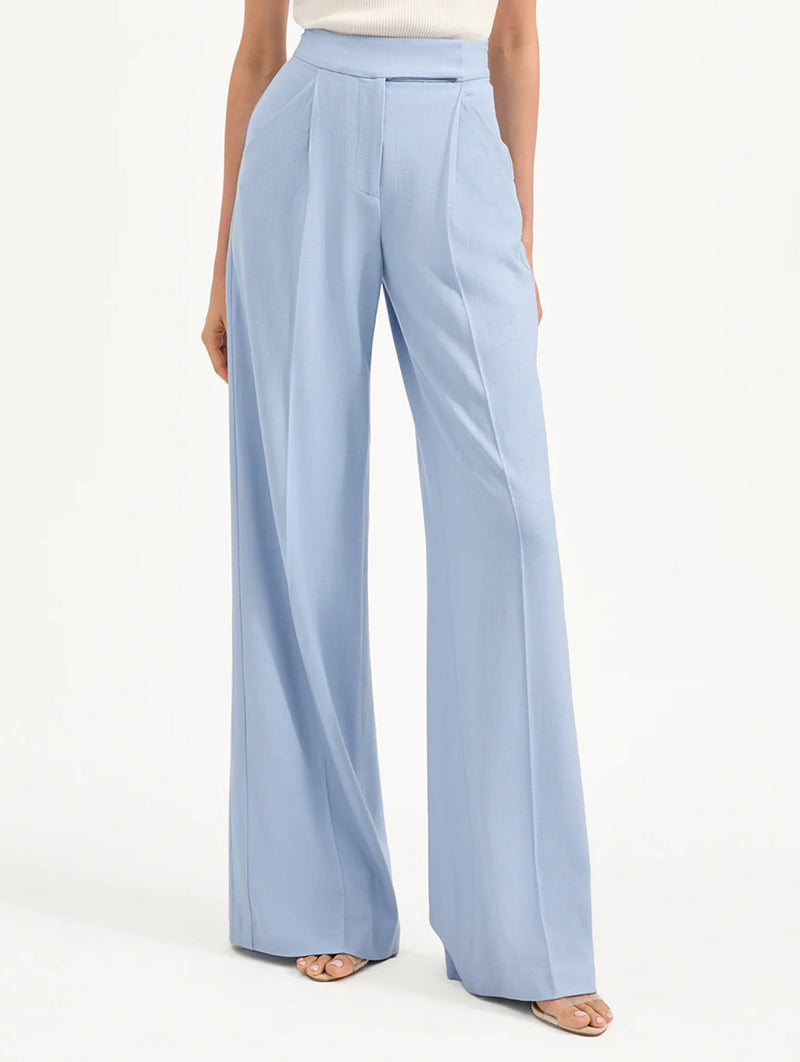 Marbeau Wide-Leg Pant in Bluebell