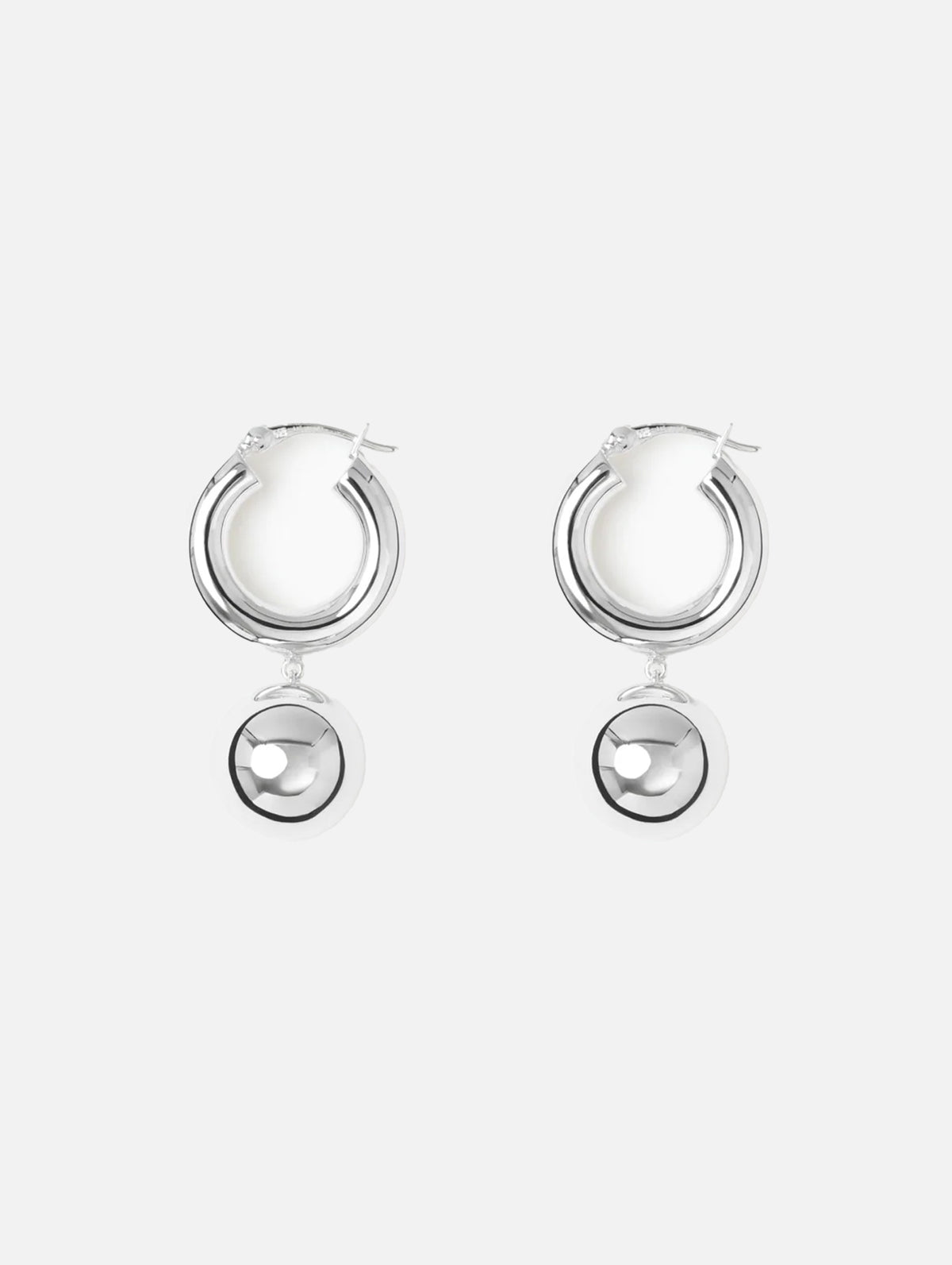 The Marie Earrings in Silver