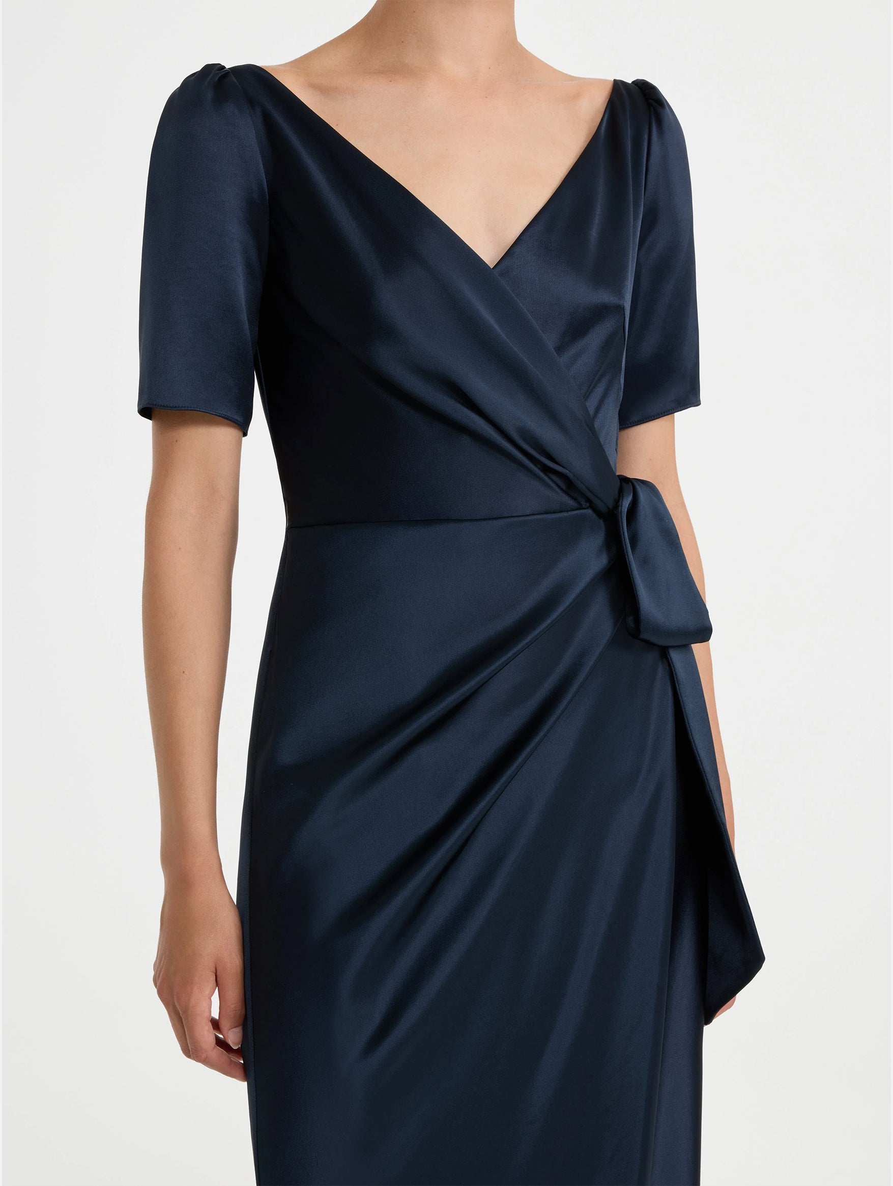 Marilyn Long Dress in Midnight