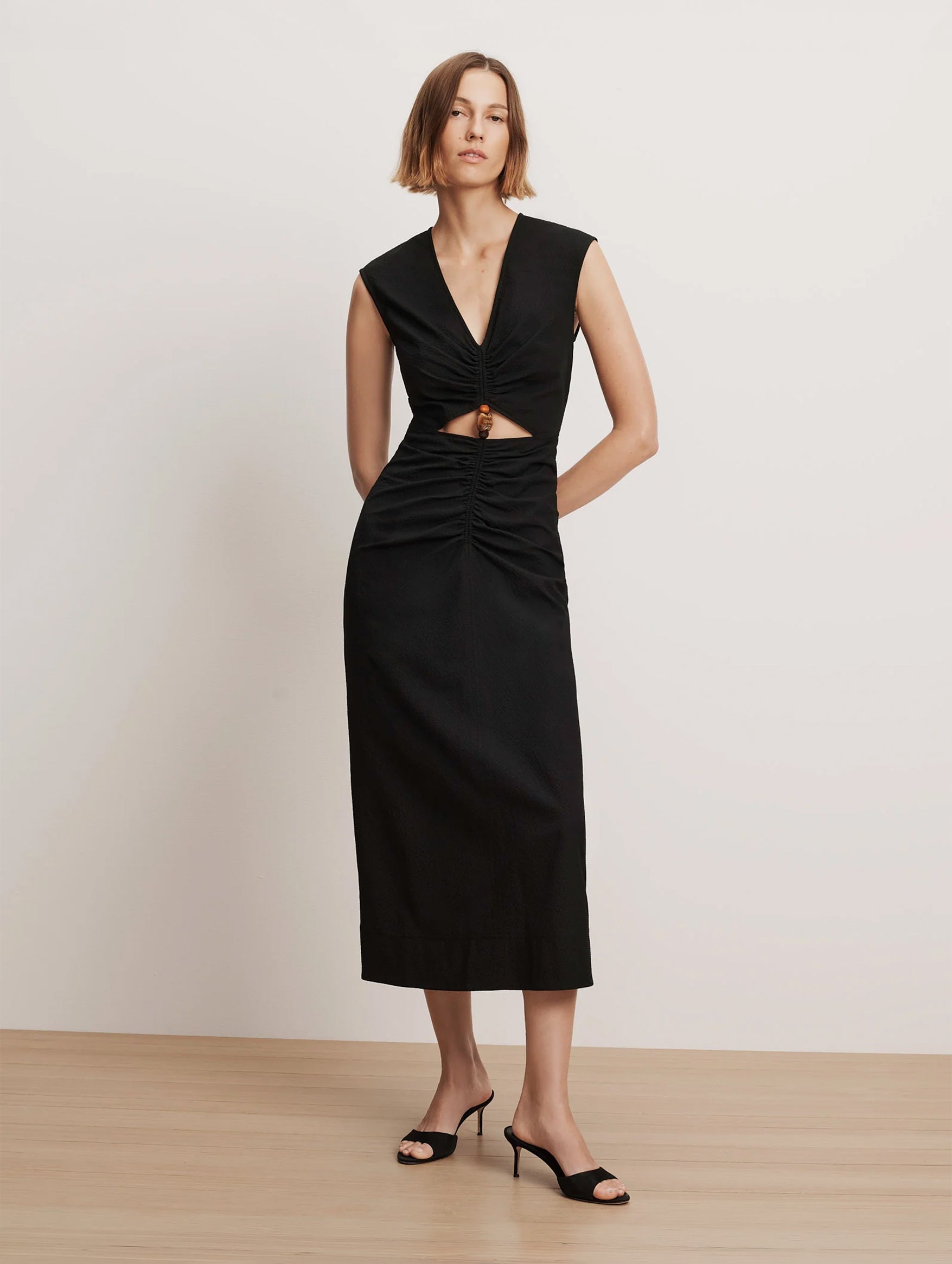 Marisabel Midi Dress in Black