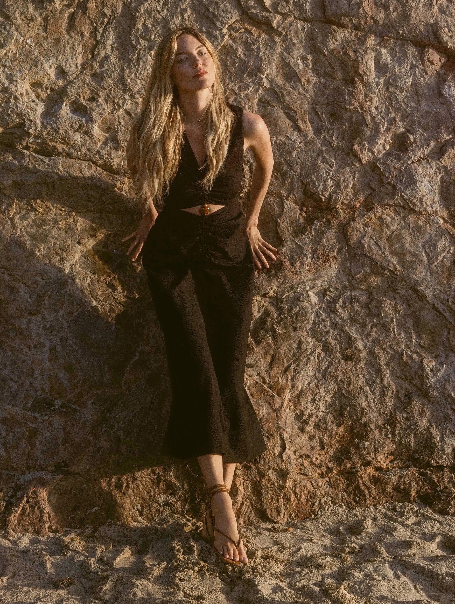 Marisabel Midi Dress in Black