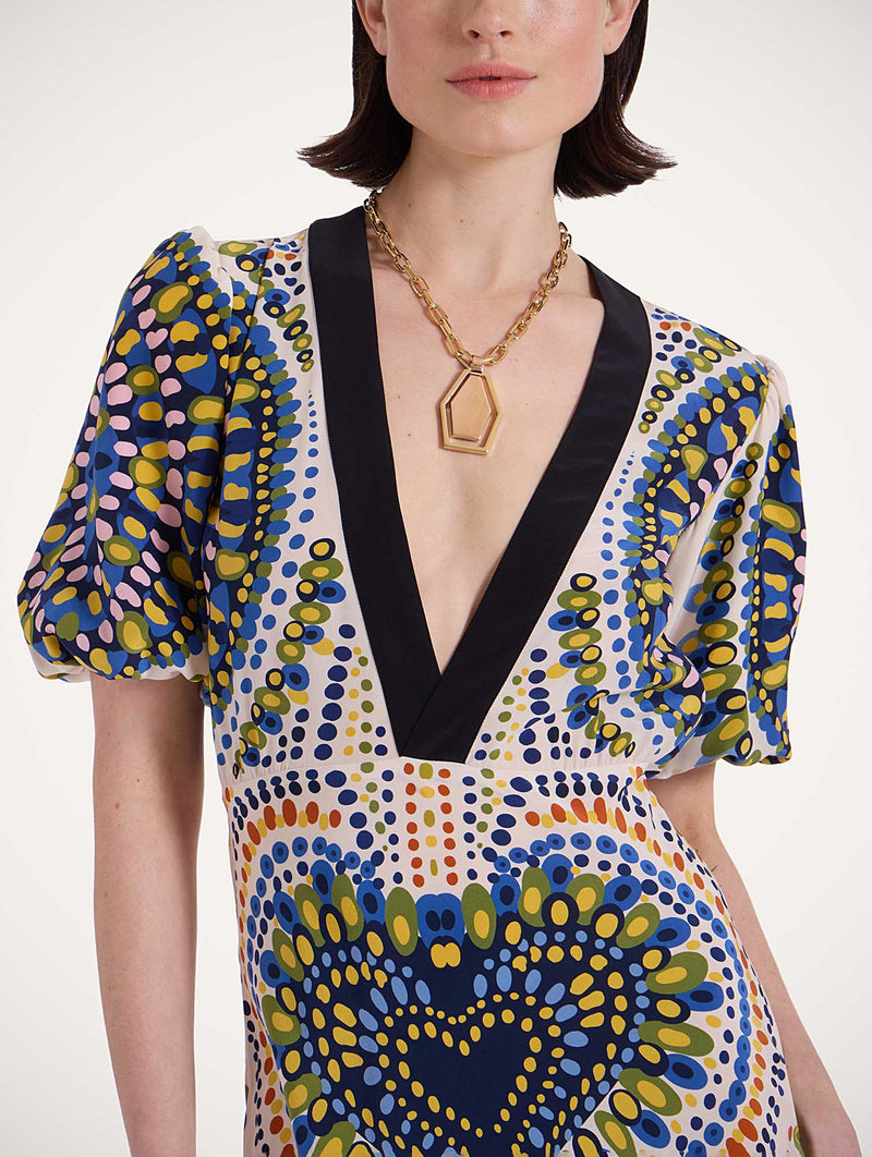Marlene Dress in Chakra Placée