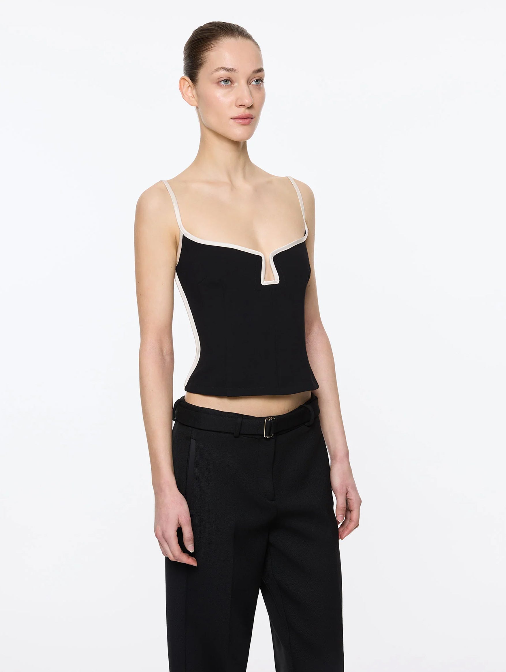 Marlo Singlet in Black