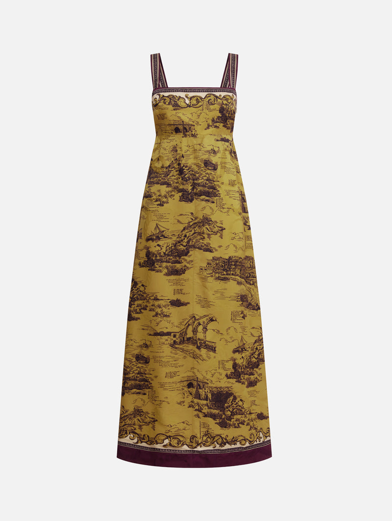 Martos Daydress in Gold Print