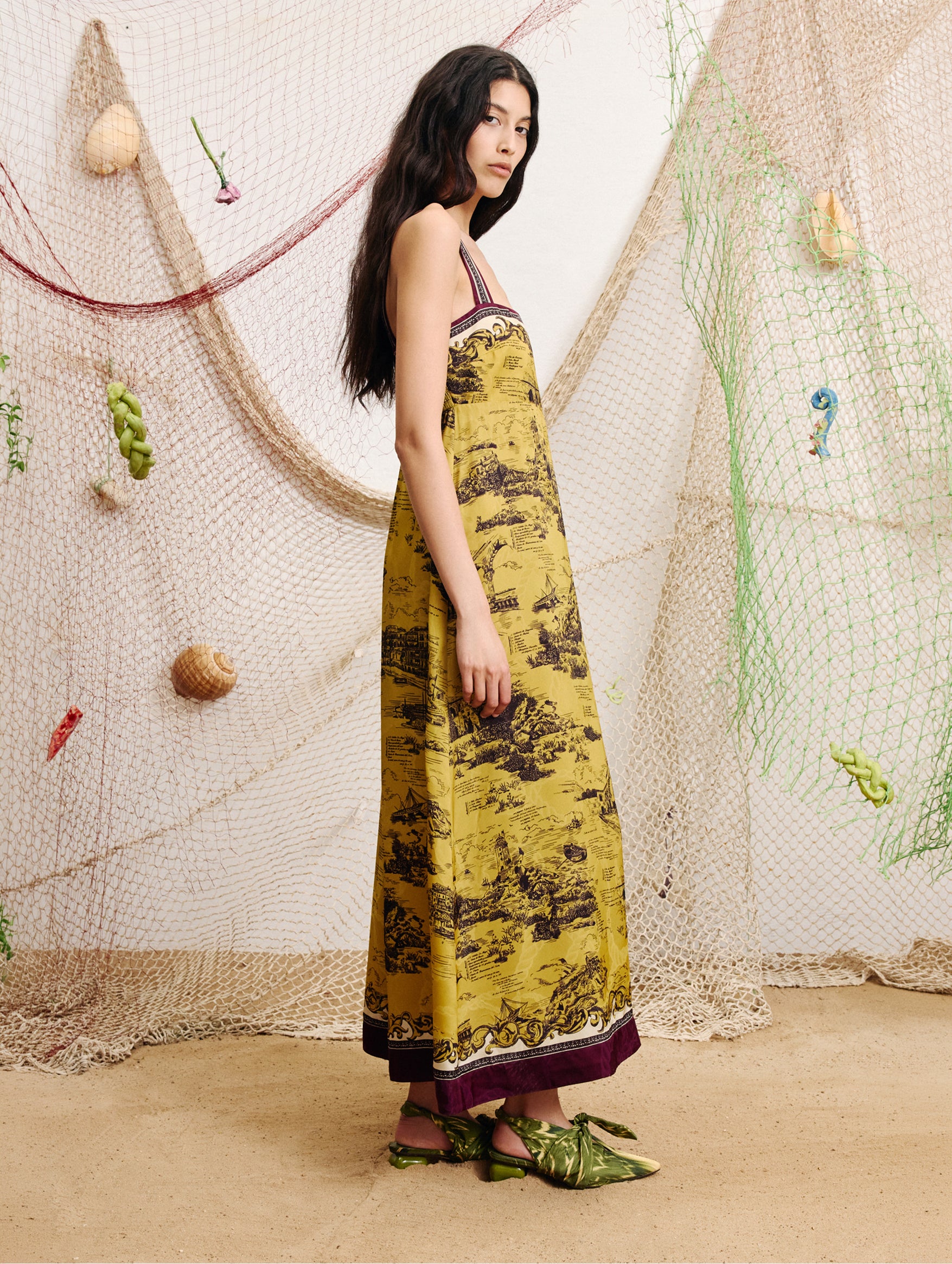 Martos Daydress in Gold Print