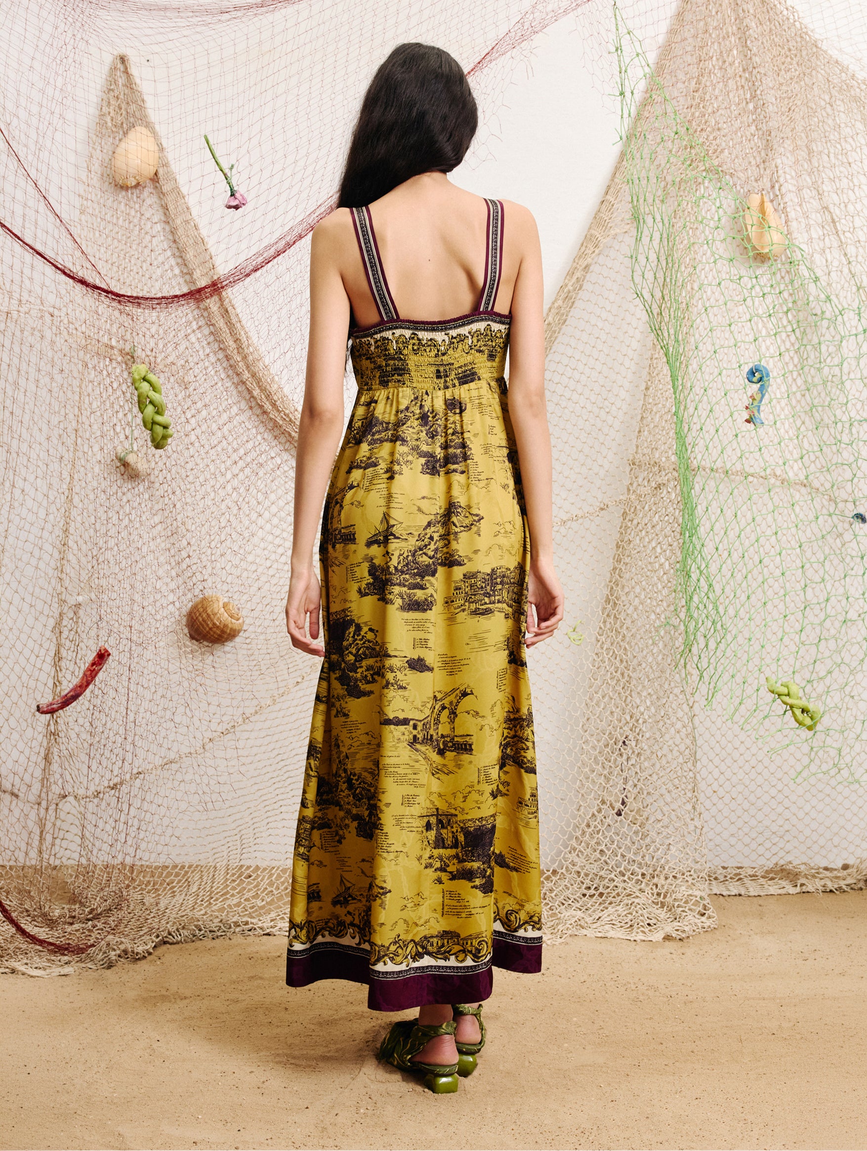 Martos Daydress in Gold Print