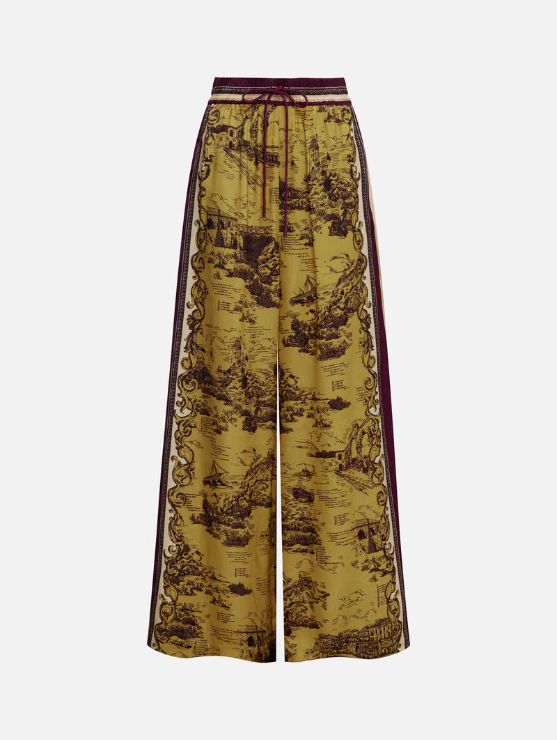 Martos Pant in Gold Print