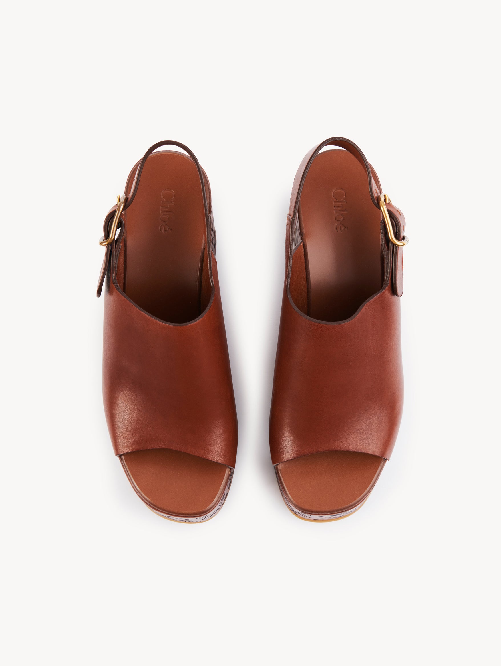 Maxime Sandals in Ginger Brown