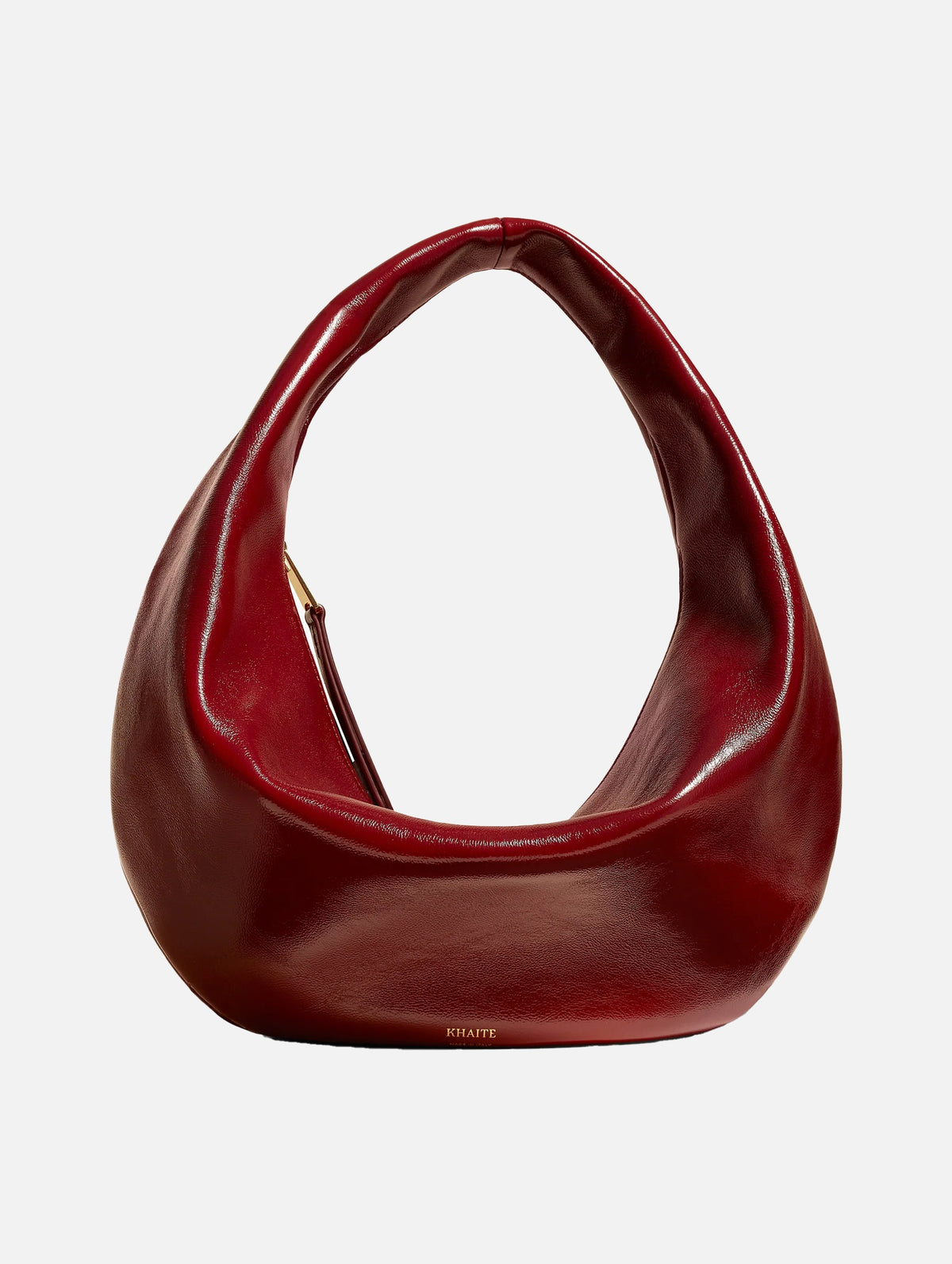 Medium Olivia Hobo Bag in Oxblood