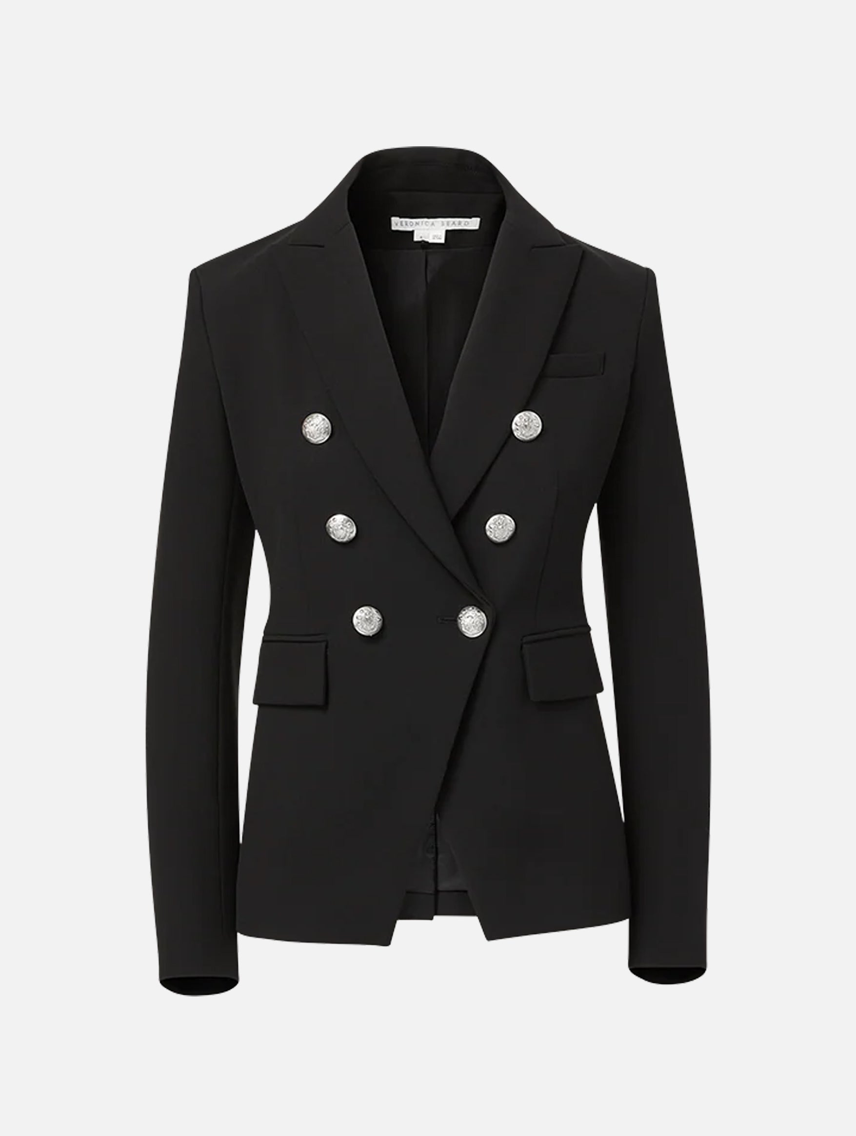 Miller Dickey Blazer in Black with Silver Buttons