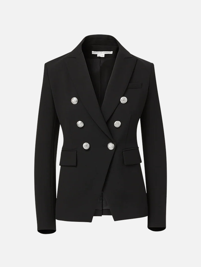Miller Dickey Blazer in Black with Silver Buttons