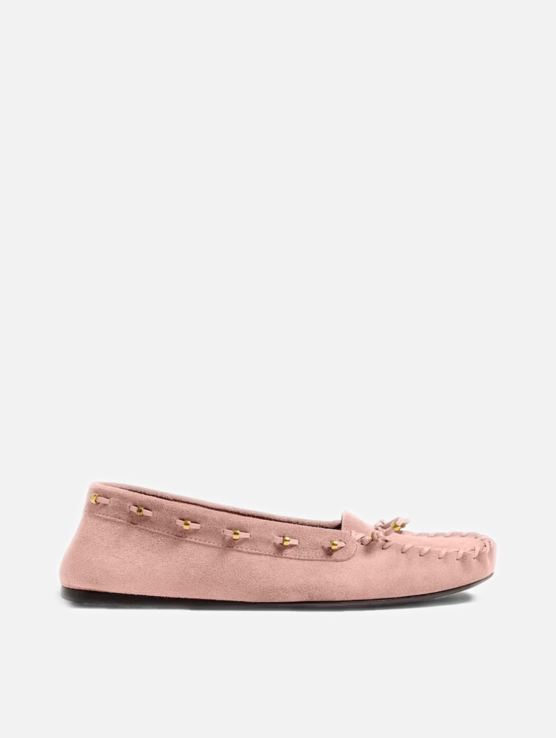 Milly Flat in Dusty Pink
