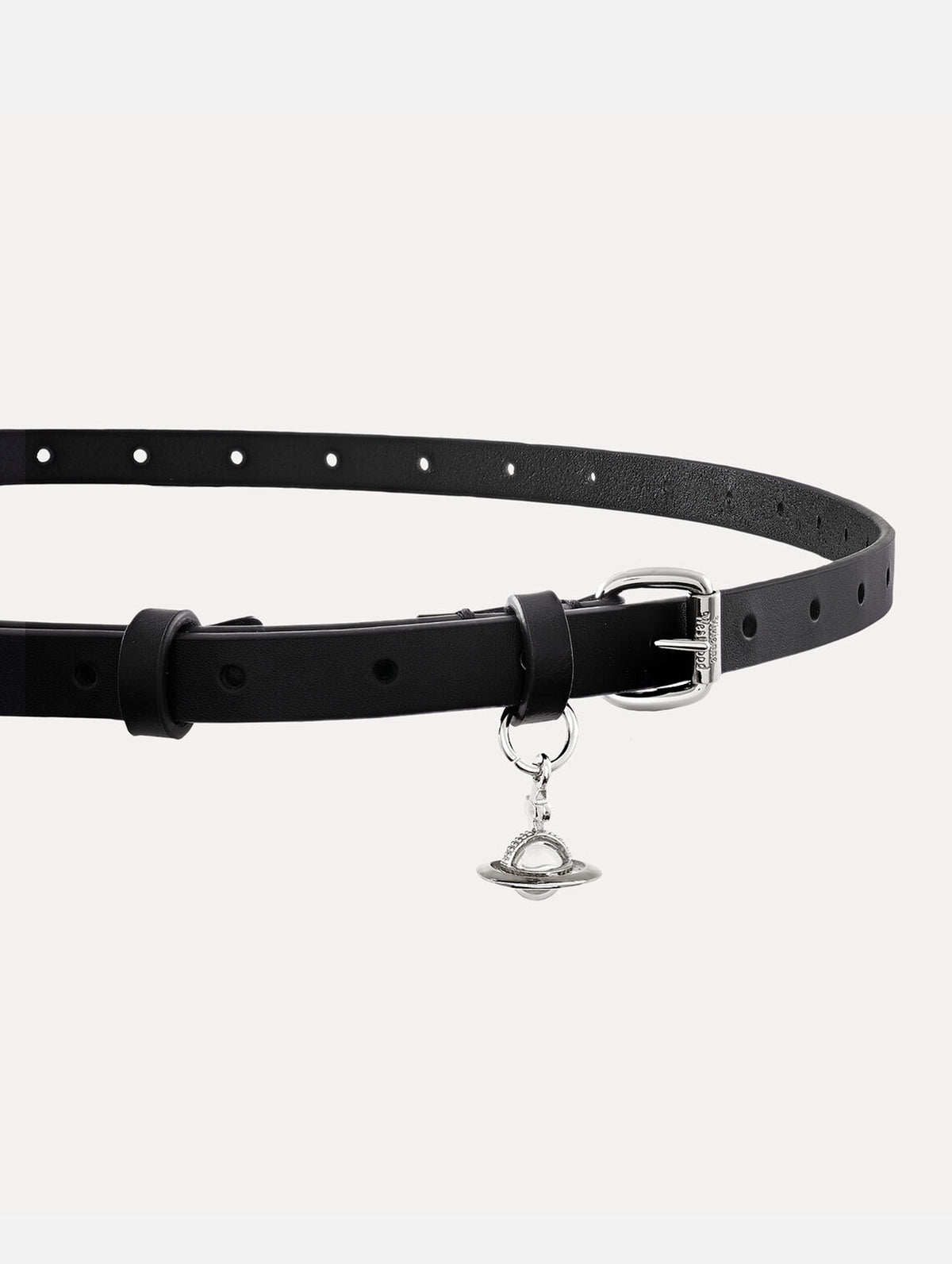 Mini Alex Charm Belt in Black