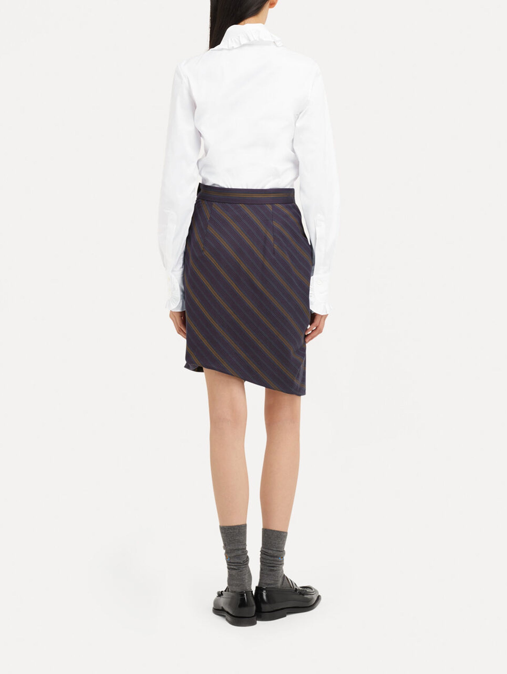 Mini Side Panther Skirt in Dusk