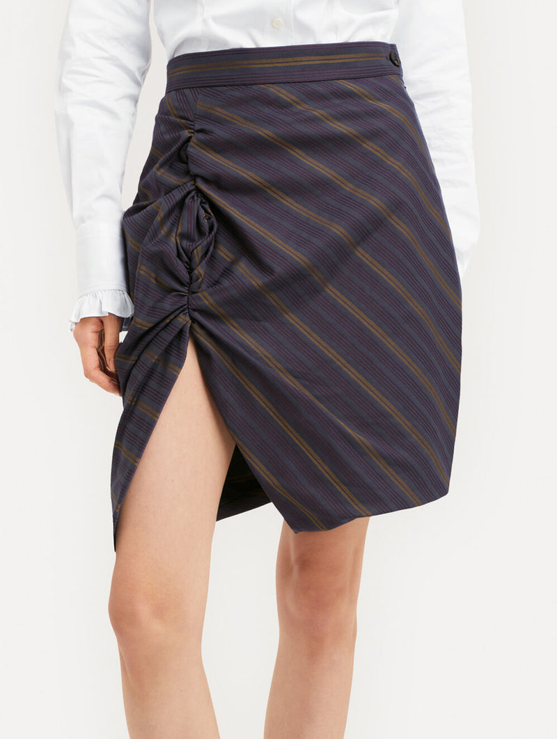 Mini Side Panther Skirt in Dusk