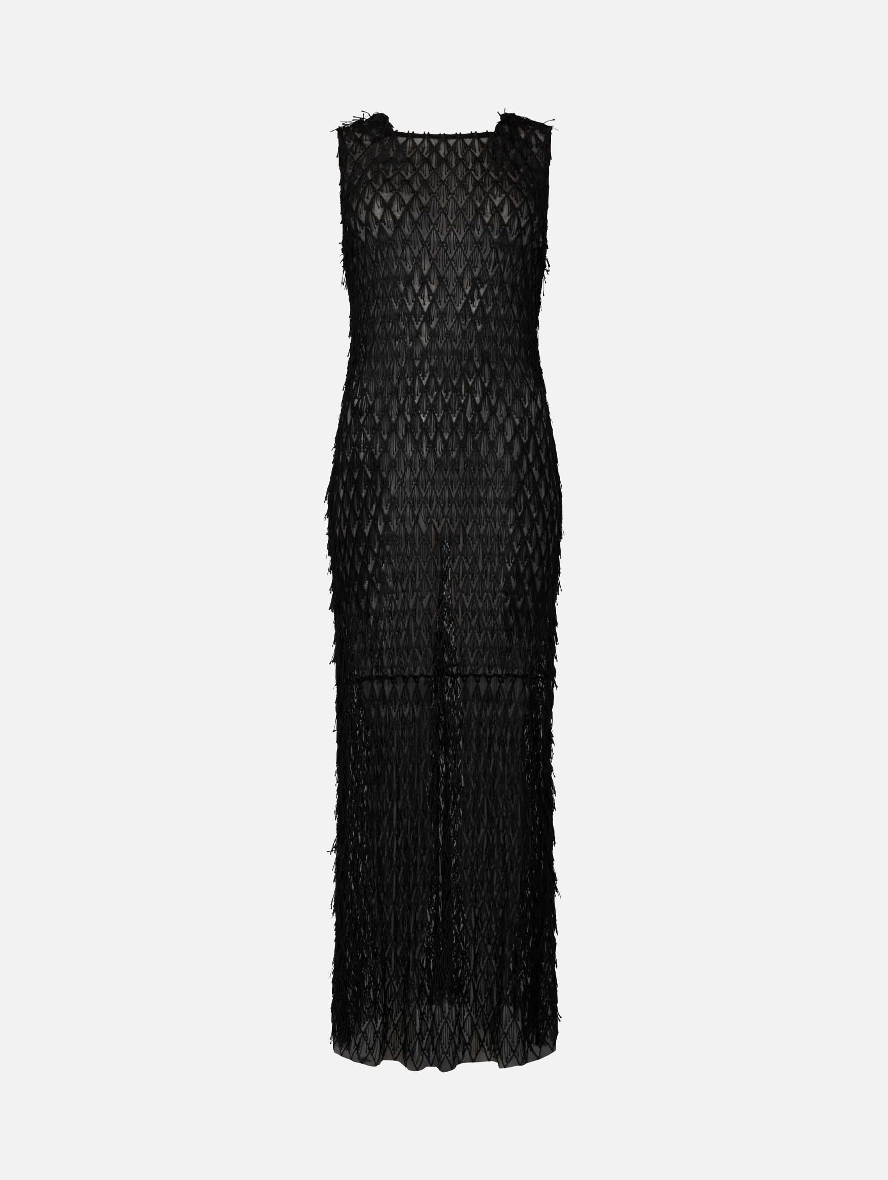 Mira Lace Dress in Black