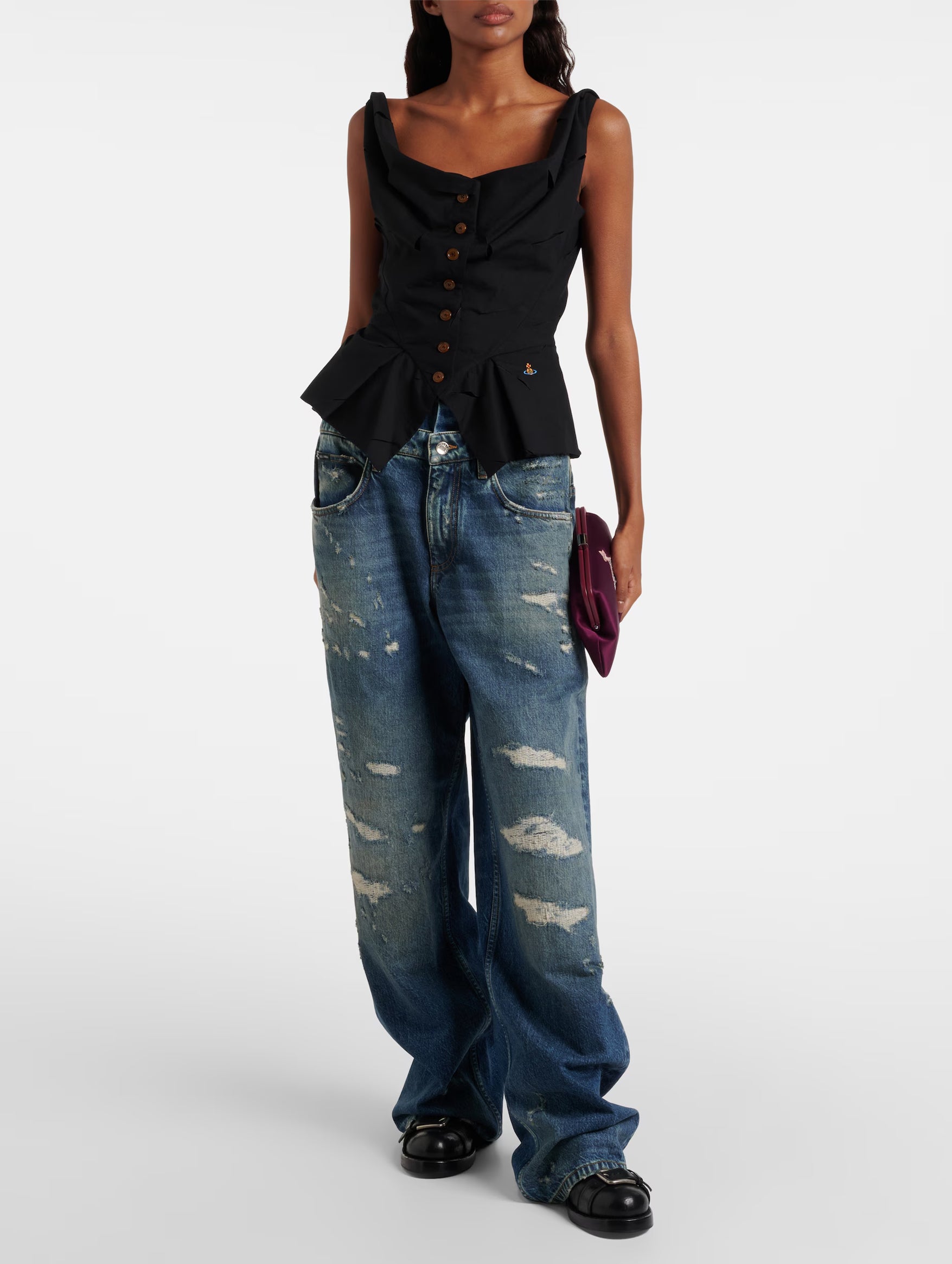 Monday Vest in Black