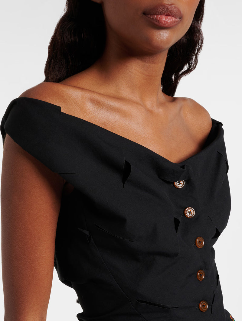 Monday Vest in Black