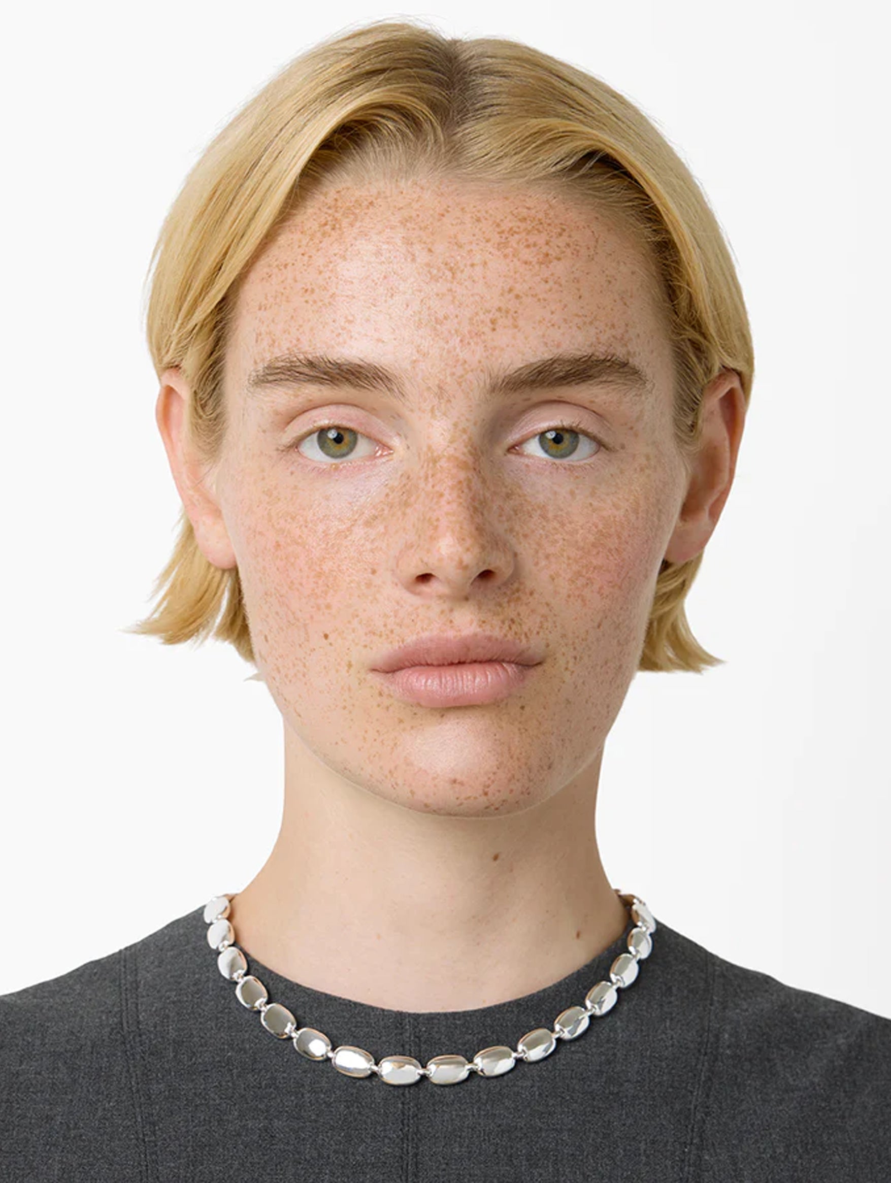 The Monica Necklace in Silver