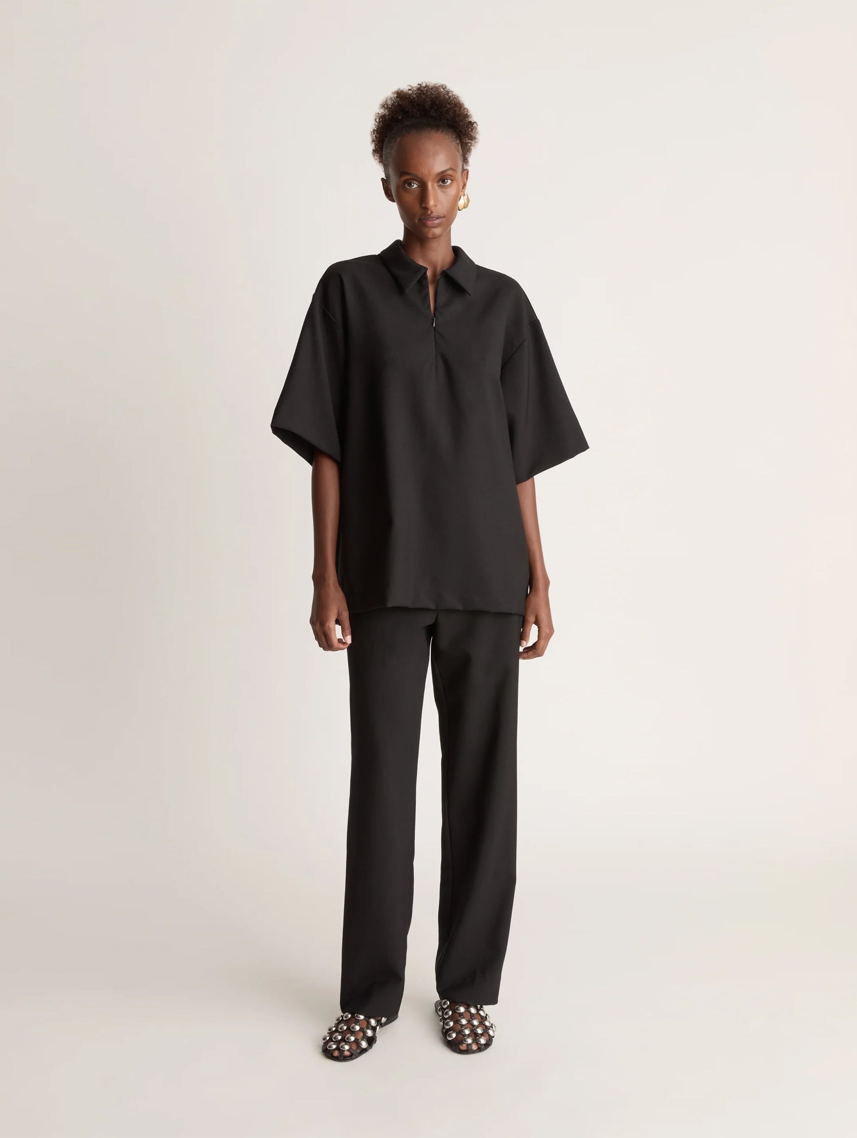 Mortimer Polo in Black