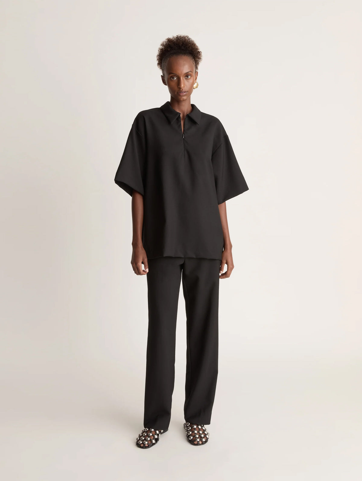 Mortimer Polo in Black