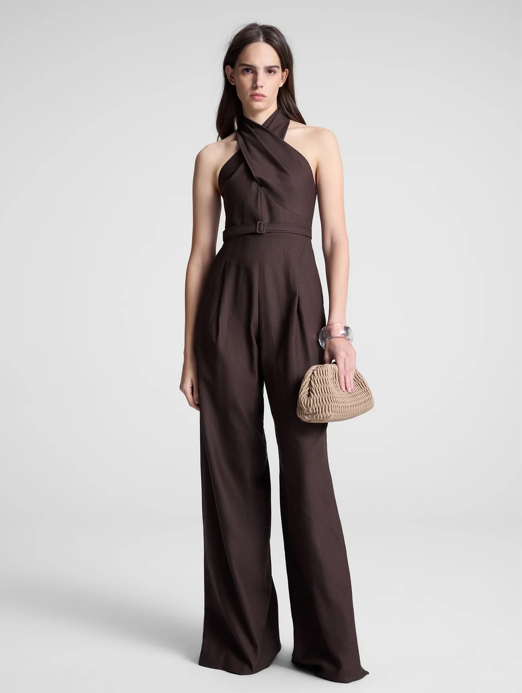 Murphy Jumpsuit in Dark Carob