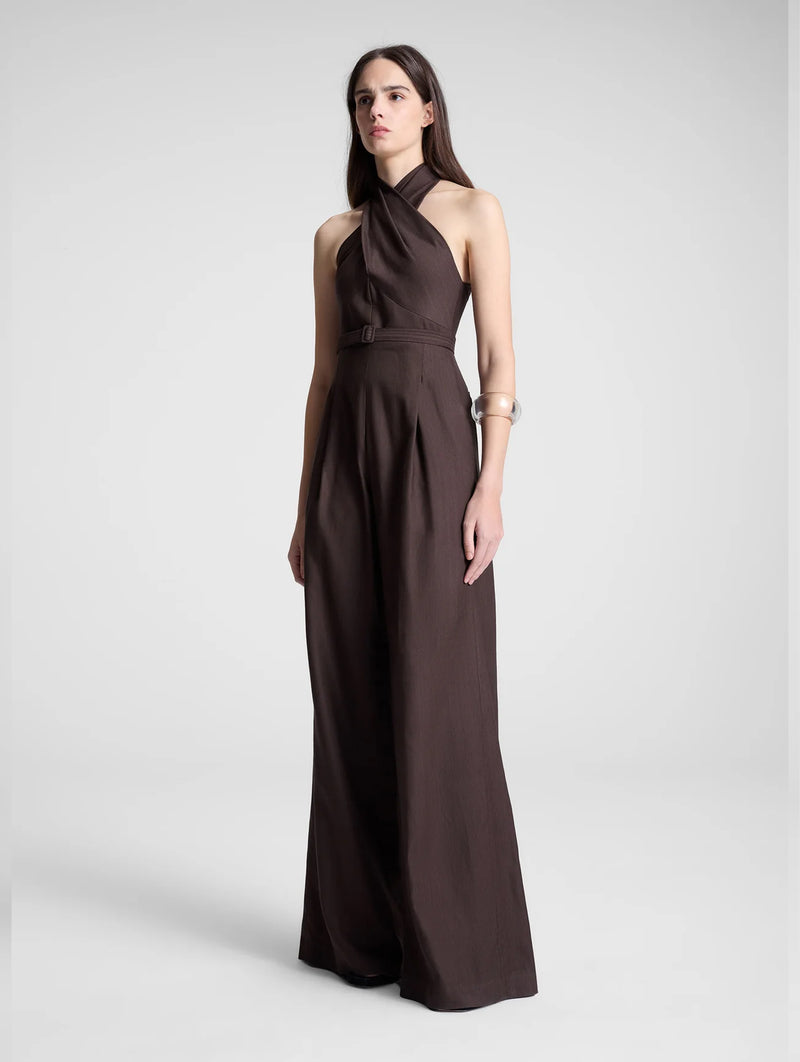 Murphy Jumpsuit in Dark Carob