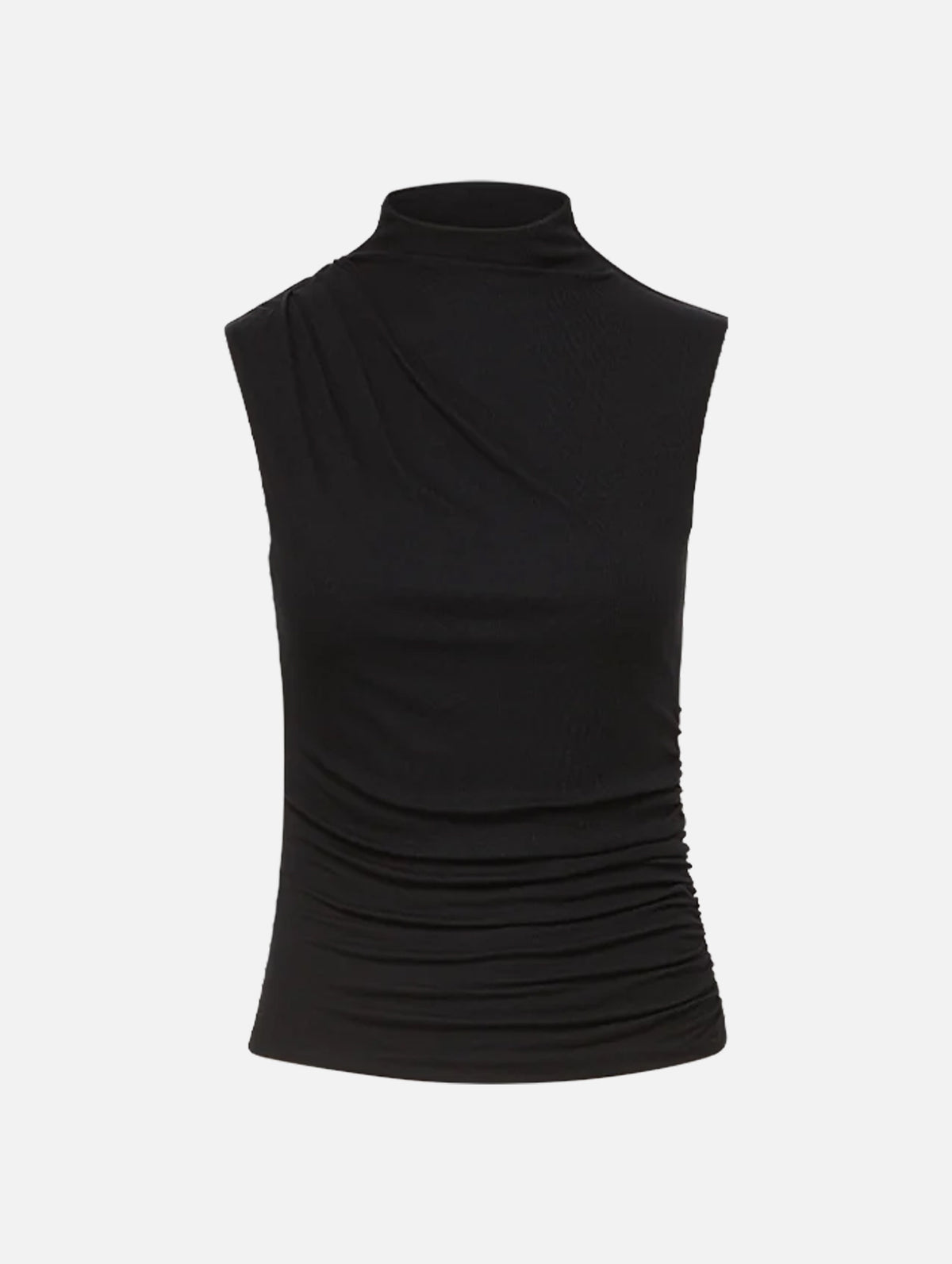 Mylie Sleeveless Knit Top in Black