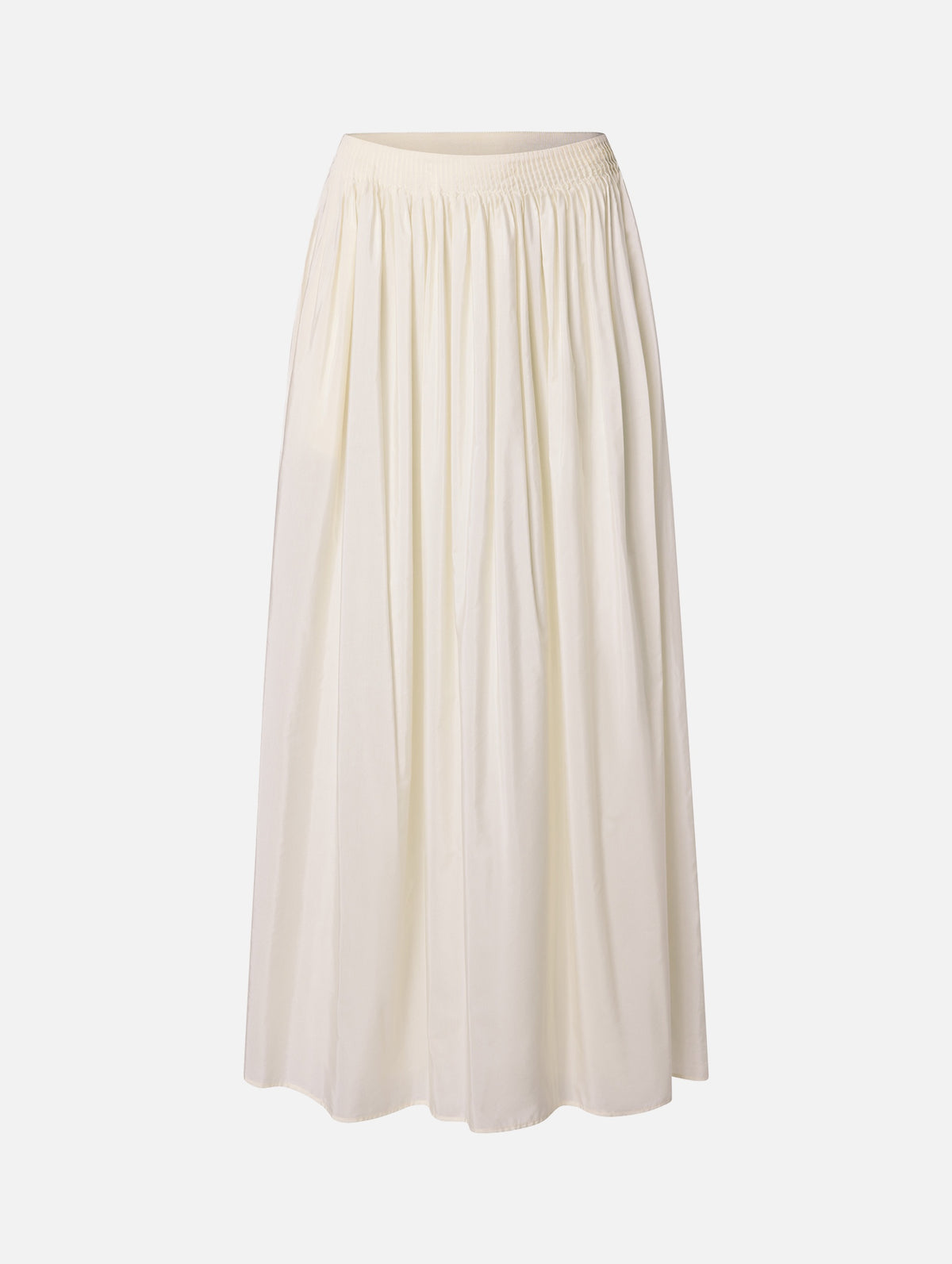 Naya Gathered Skirt in White