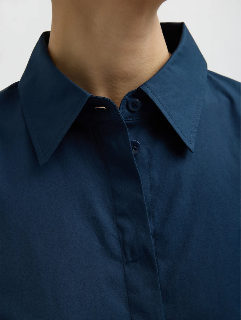 New Shirting Gabe Oversized Shirt in Navy