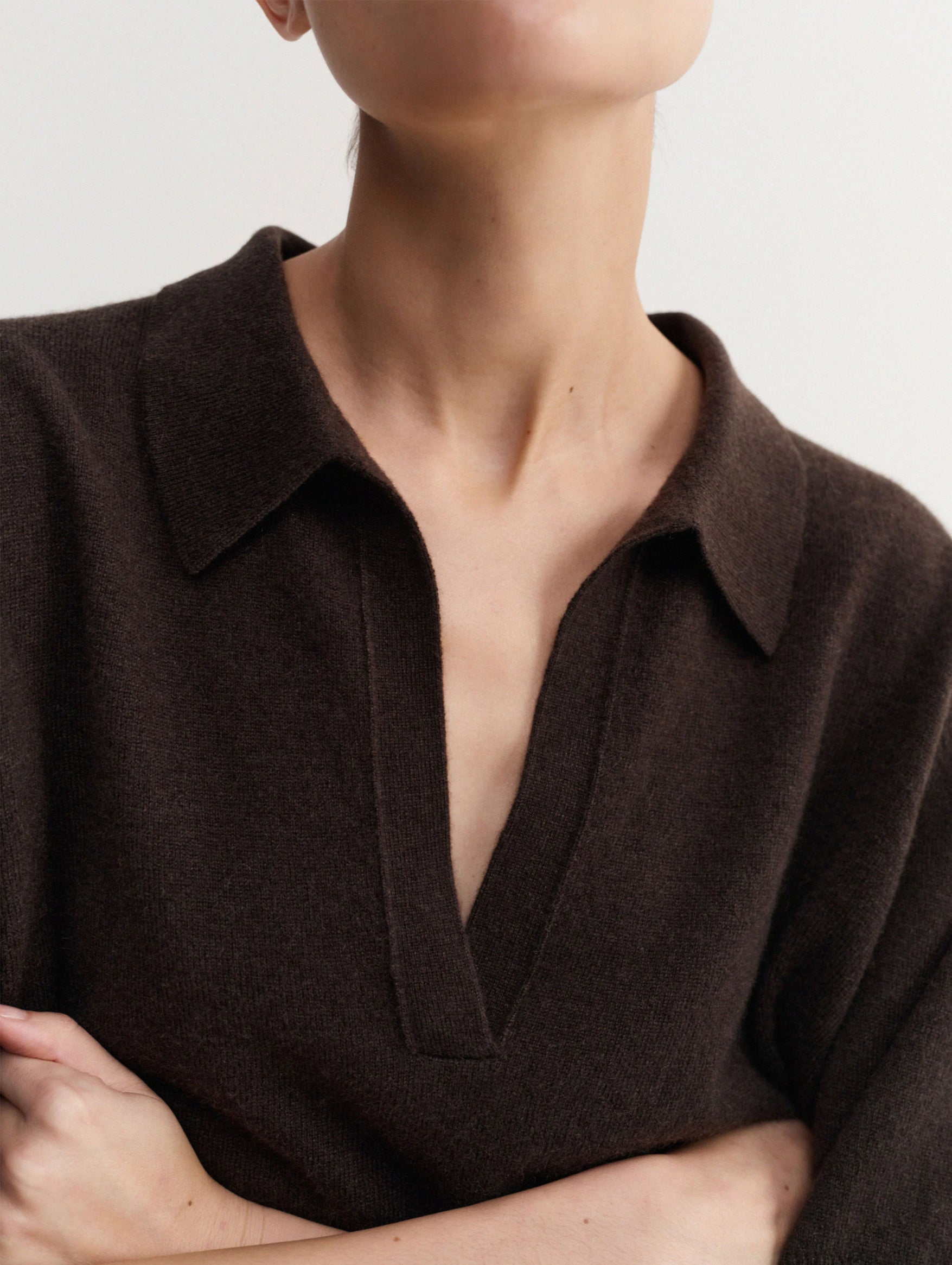 Nessa Polo T-shirt in Chocolate