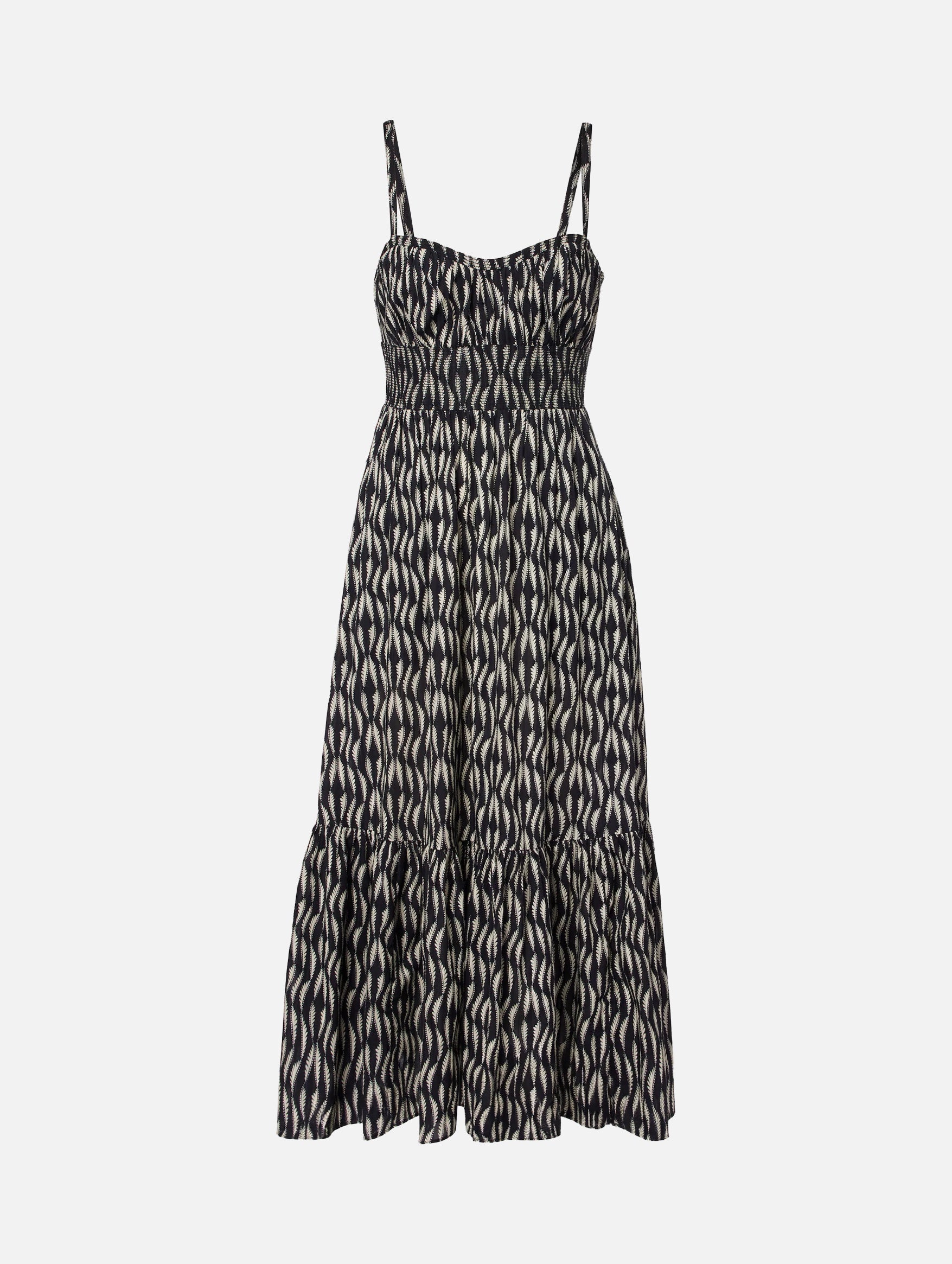 Nadine Cami Midi Dress in Graphite