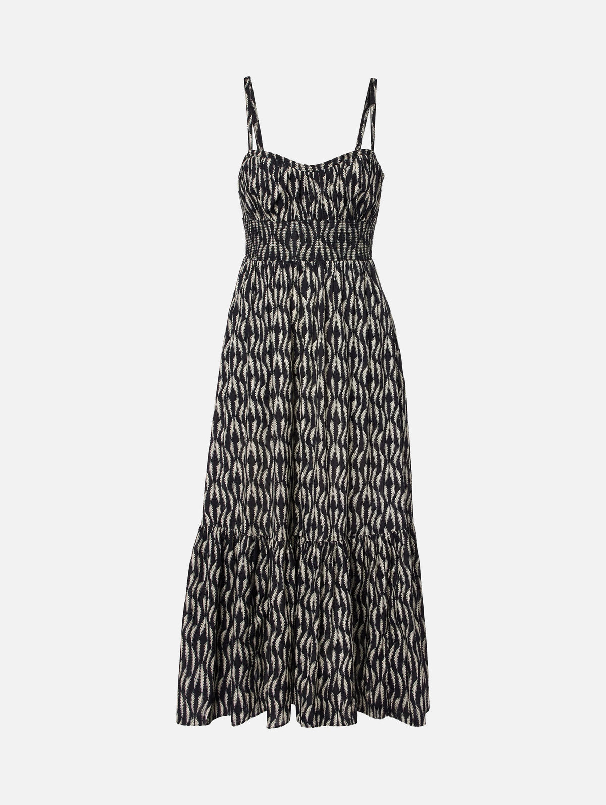 Nadine Cami Midi Dress in Graphite