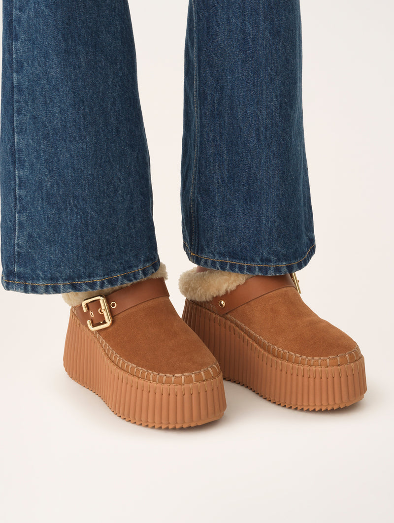 Nama Slides in Pottery Brown