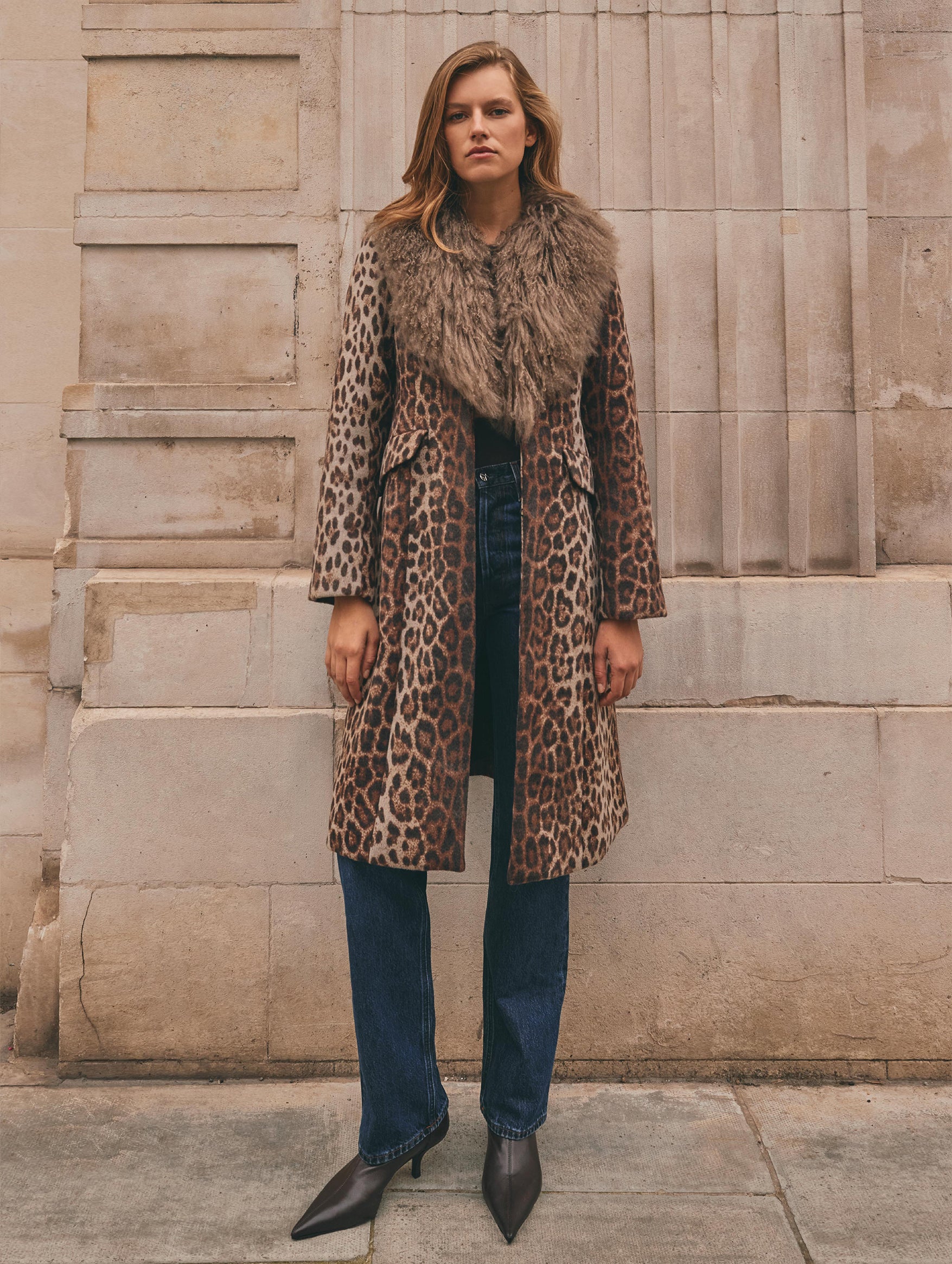 Naomi Coat in Leopard