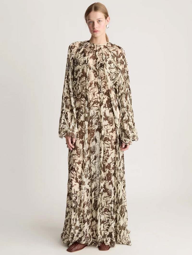 Neeve Dress in Walnut