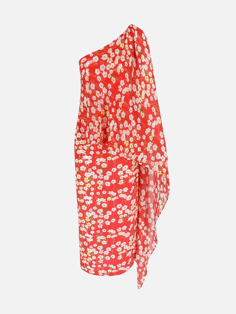 Nick Dress in Red Buttercups