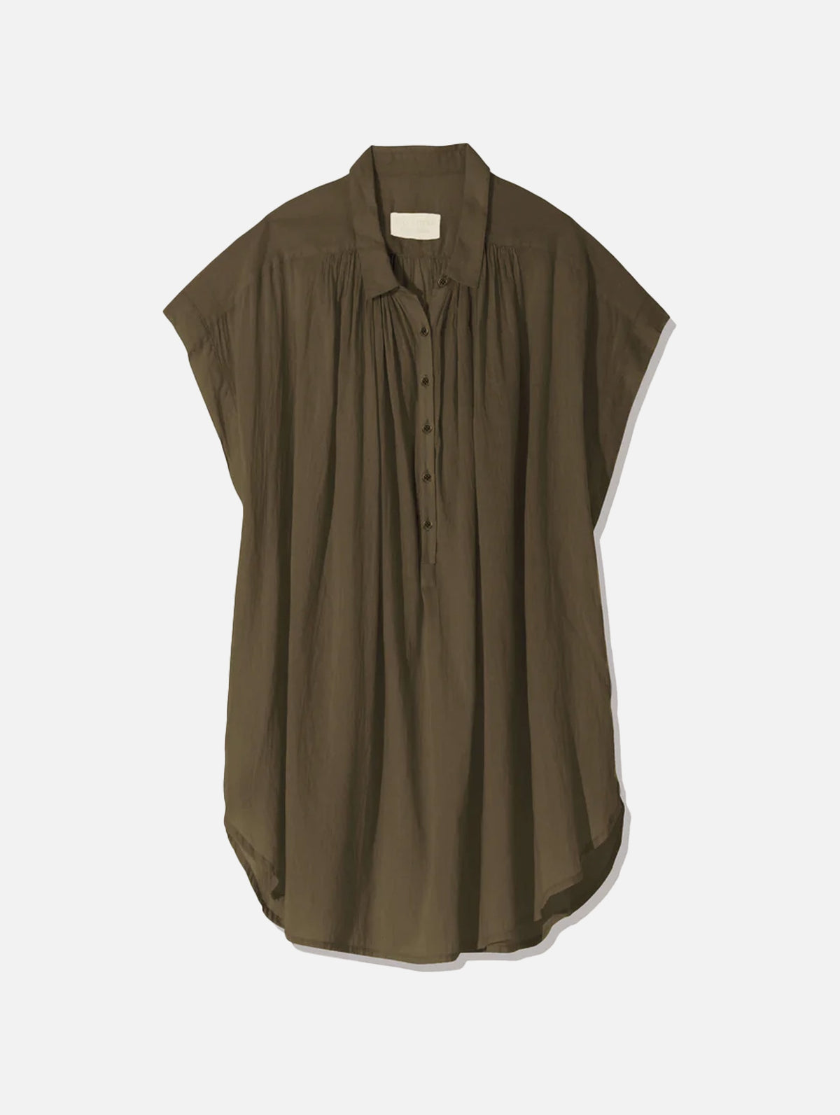 Normandy Cotton Blouse in Olive