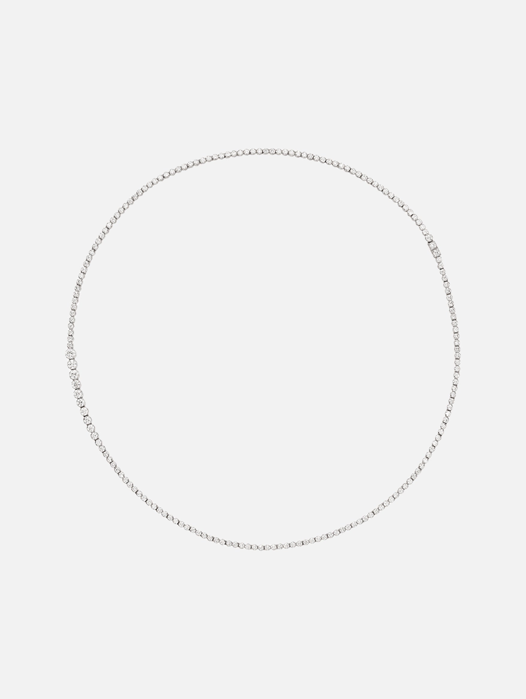 Nuage de Tennis Blanc Necklace