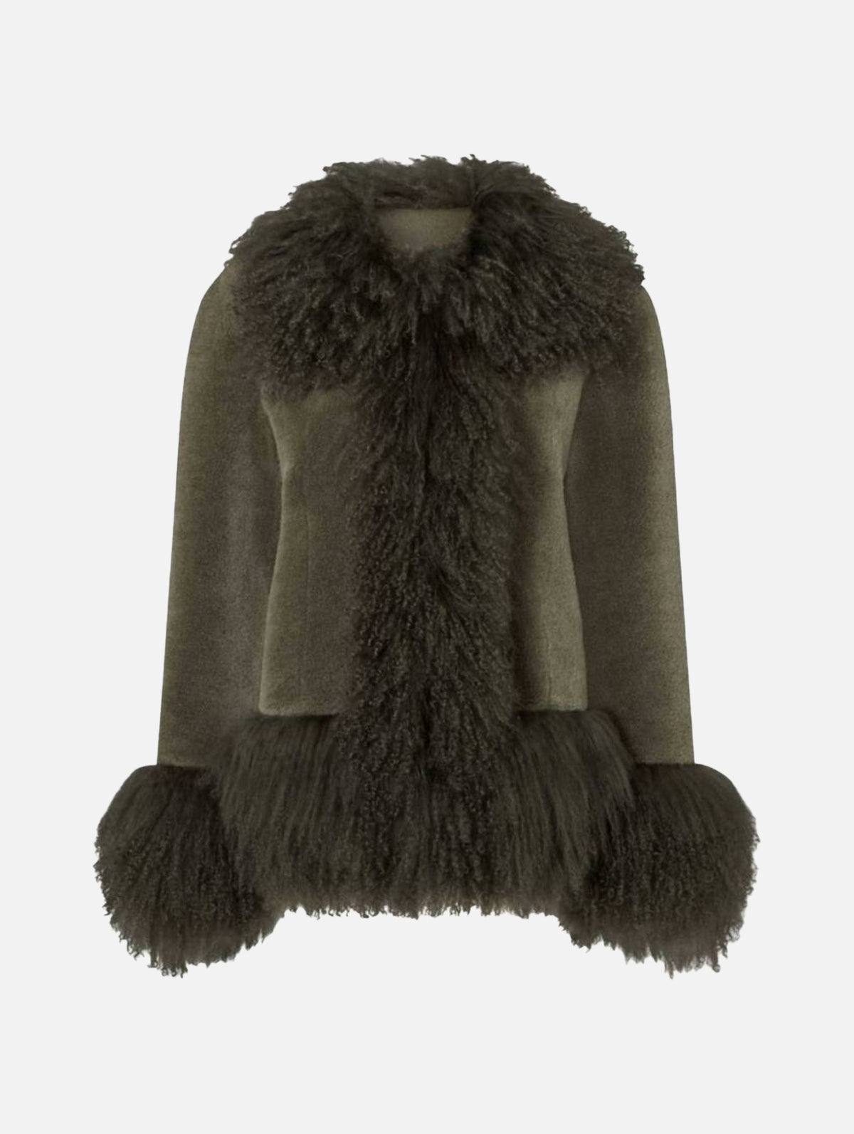 Olive Coat in Khaki